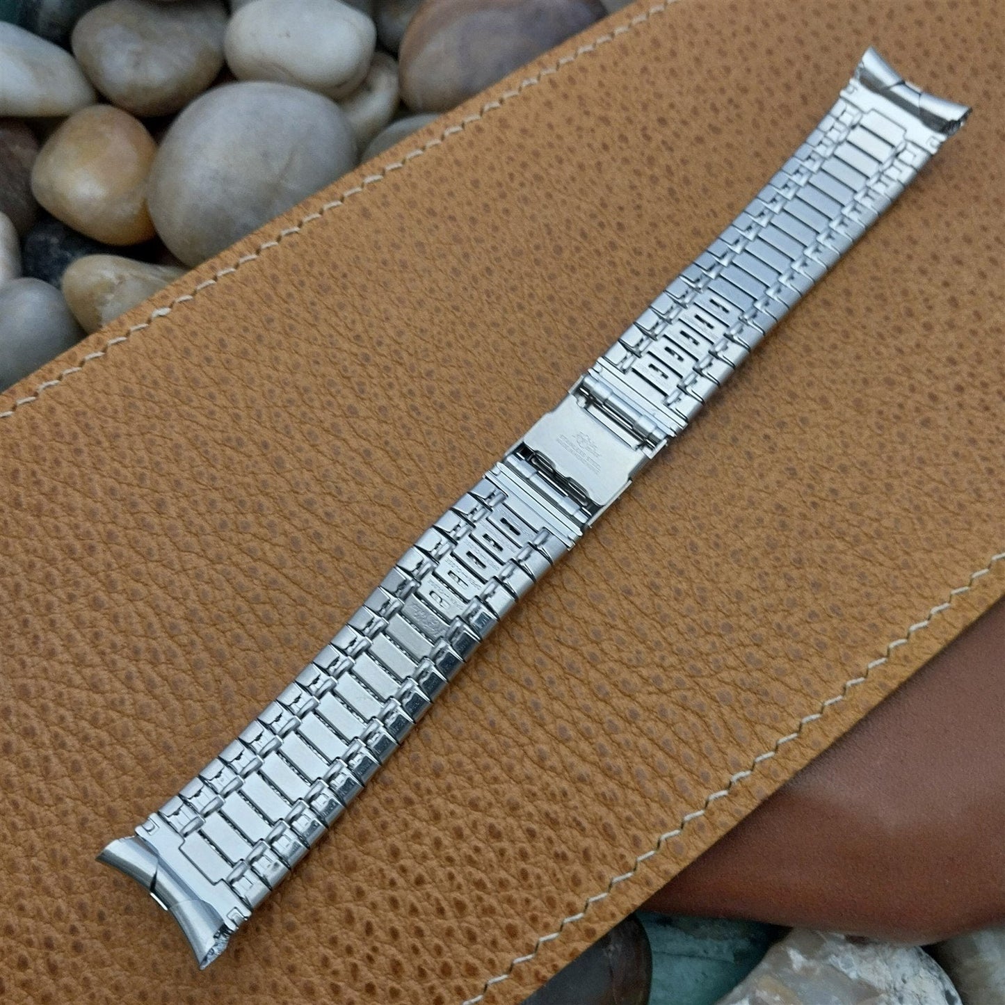 19mm 18mm Stainless Steel Kreisler Stelux Unused 1960s-1970s Vintage Watch Band