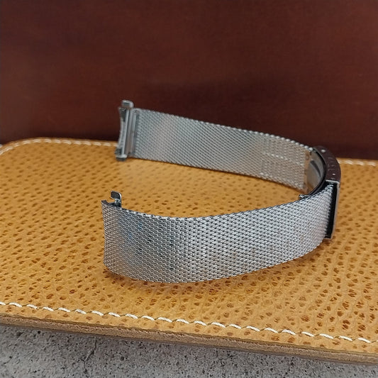 17.2mm Stainless Steel Mesh Long Kreisler Unused nos 1960s Vintage Watch Band