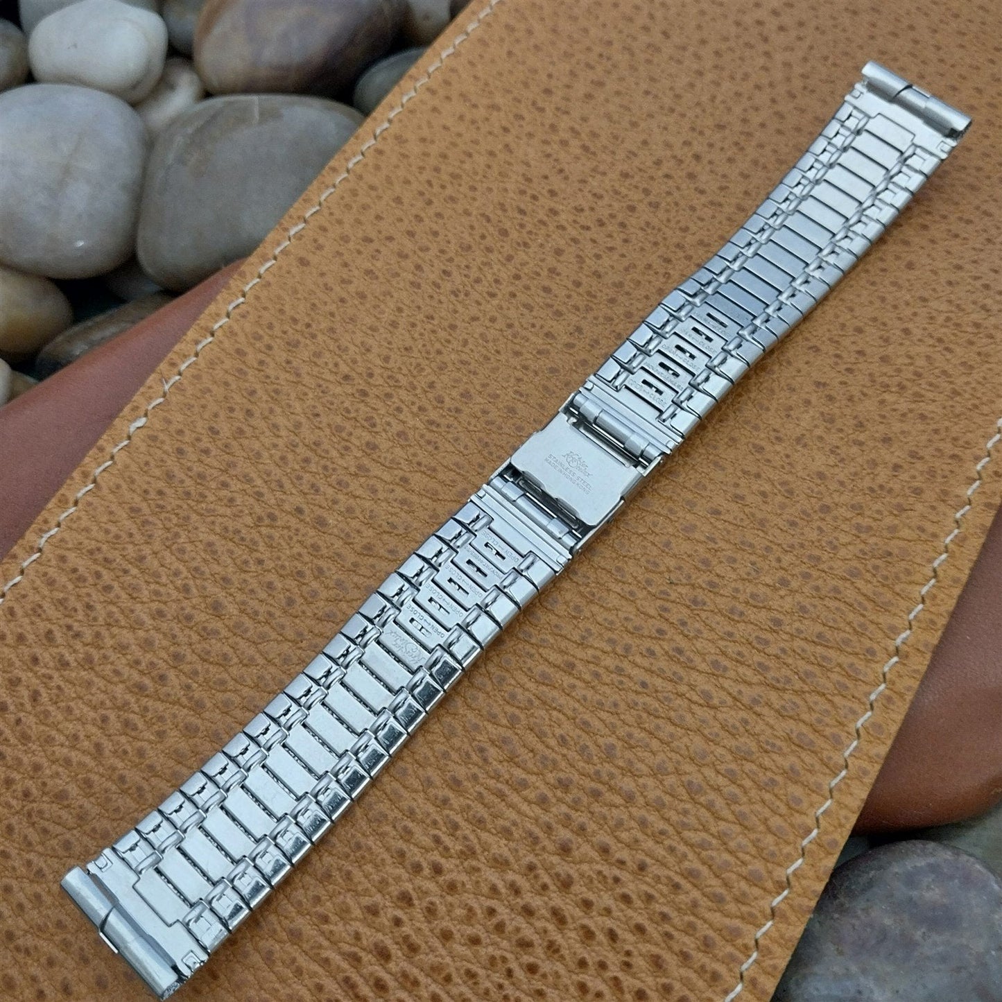 Vintage Stainless Steel Kreisler Stelux 17.2mm Unused nos 1960s-1970s Watch Band