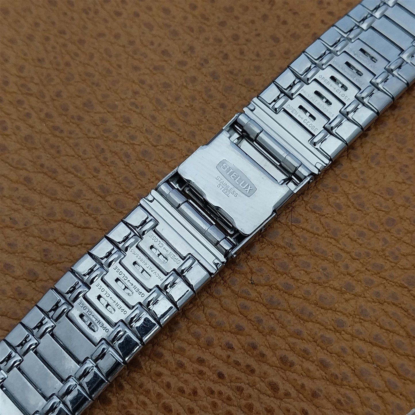 Stainless Steel Kreisler Stelux 19mm 18mm 1960s-1970s Vintage Watch Band