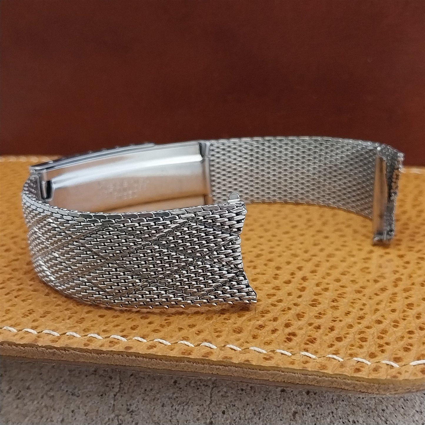 Stainless Steel Mesh 17.2mm Kreisler USA Unused 1960s Vintage Watch Band