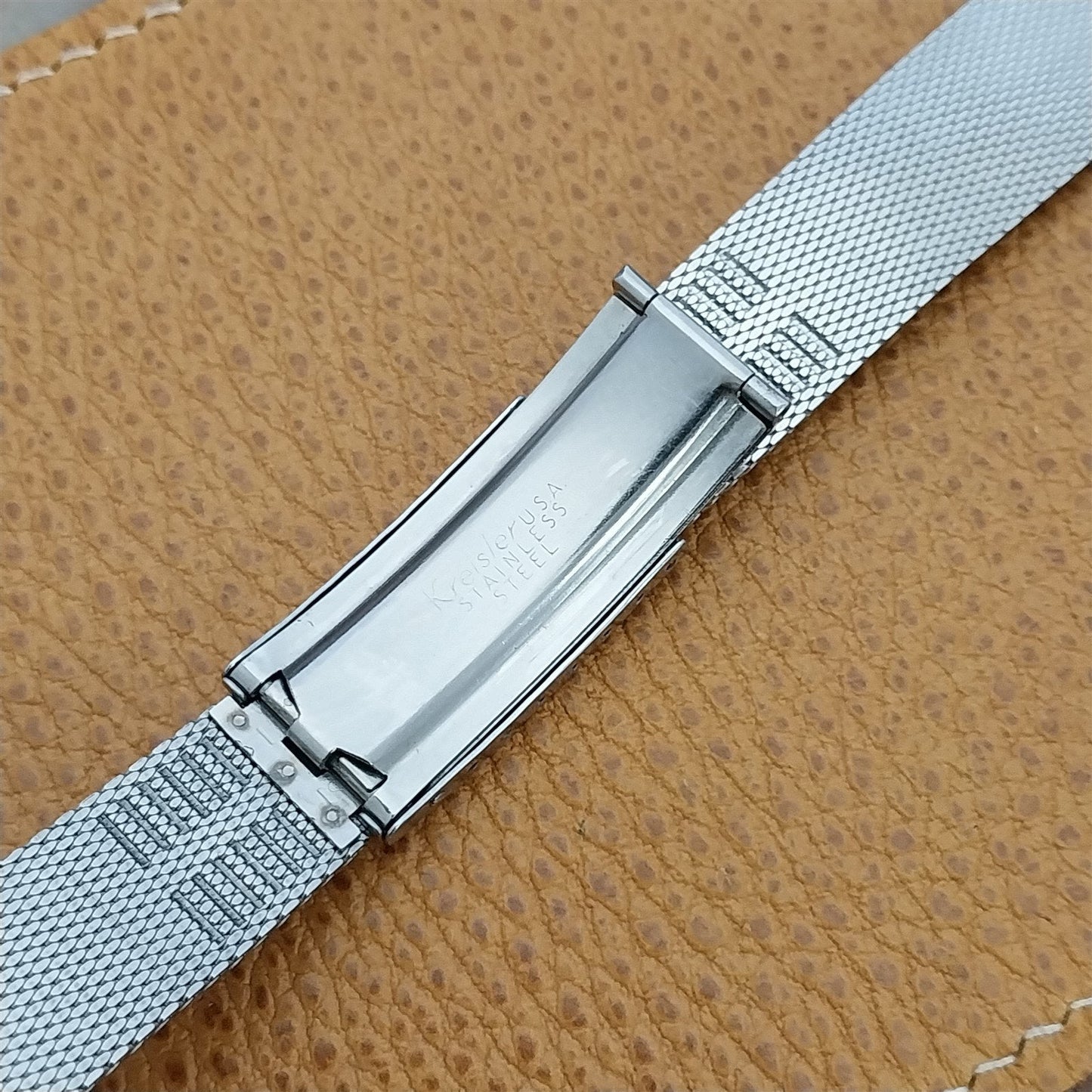 Stainless Steel Mesh 17.2mm Classic Kreisler Unused nos 1960s Vintage Watch Band