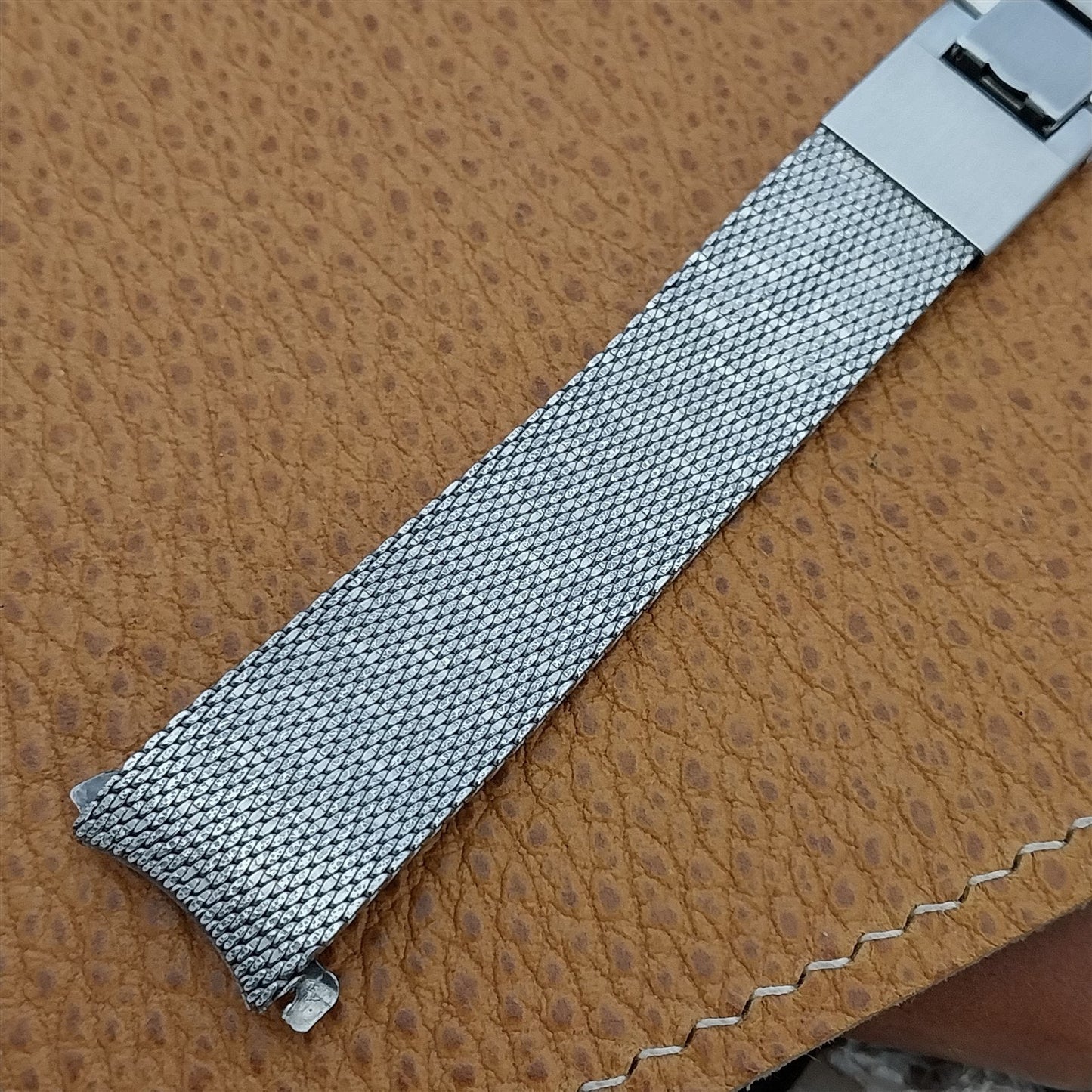 Vintage Kreisler Classic Stainless Steel Mesh nos Unused 17.2mm 1960s Watch Band