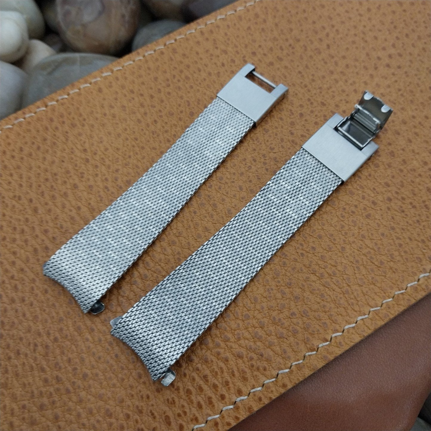 Vintage Kreisler Classic Stainless Steel Mesh nos Unused 17.2mm 1960s Watch Band