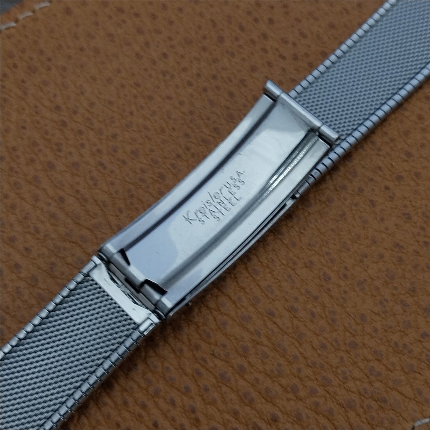 18mm 19mm 1960s Kreisler USA Unused Stainless Steel nos Vintage Watch Band