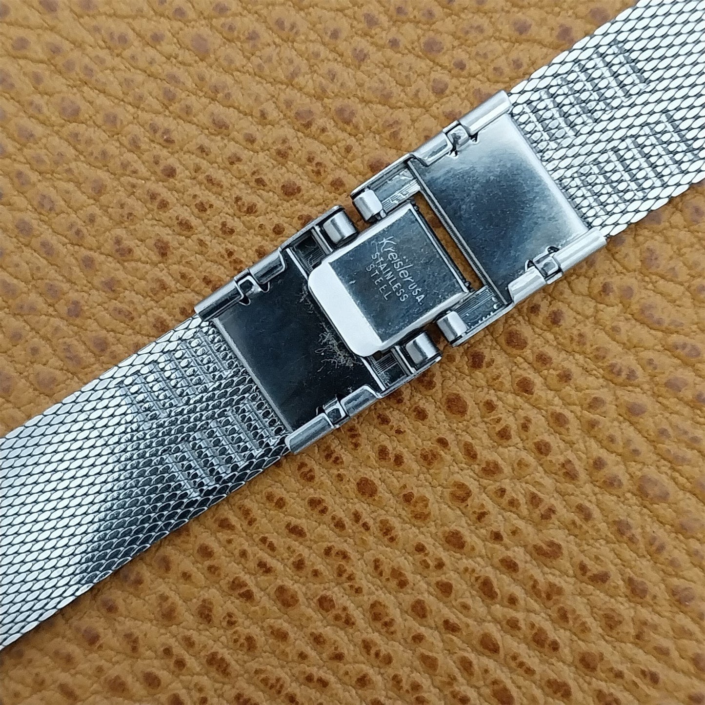 Vintage Stainless Steel Mesh 17.2mm Kreisler Classic Unused 1960s Watch Band