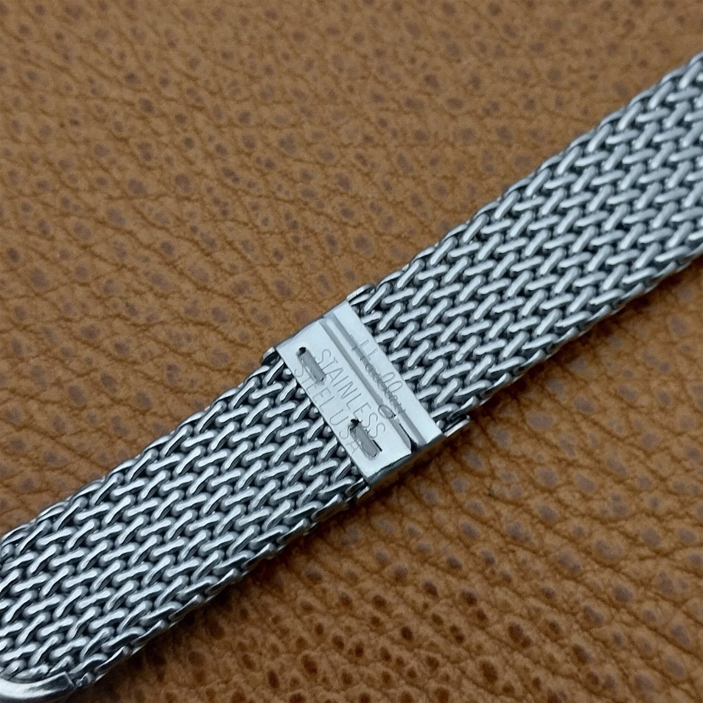 Stainless Steel Mesh Hadley 18mm 19mm Unused Classic 1960s Vintage Watch Band