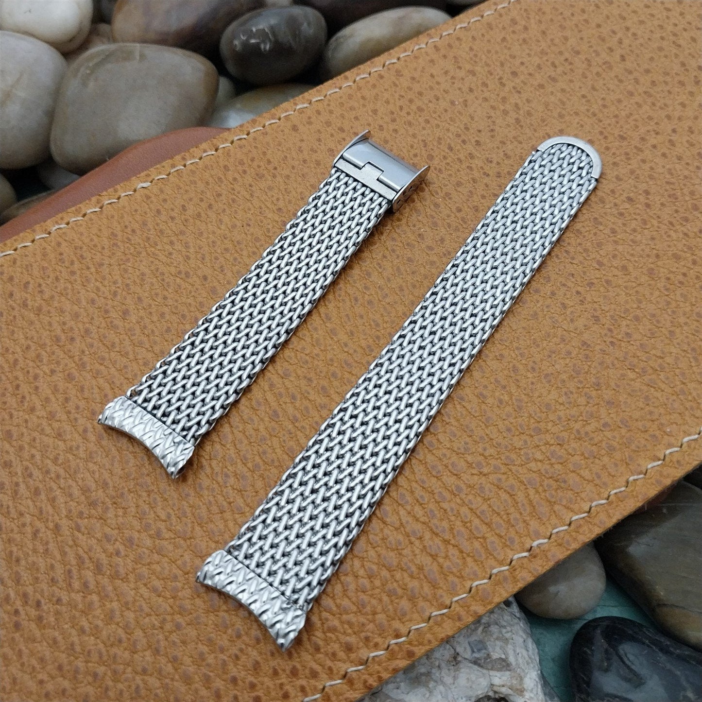 Stainless Steel Mesh Hadley 18mm 19mm Unused Classic 1960s Vintage Watch Band