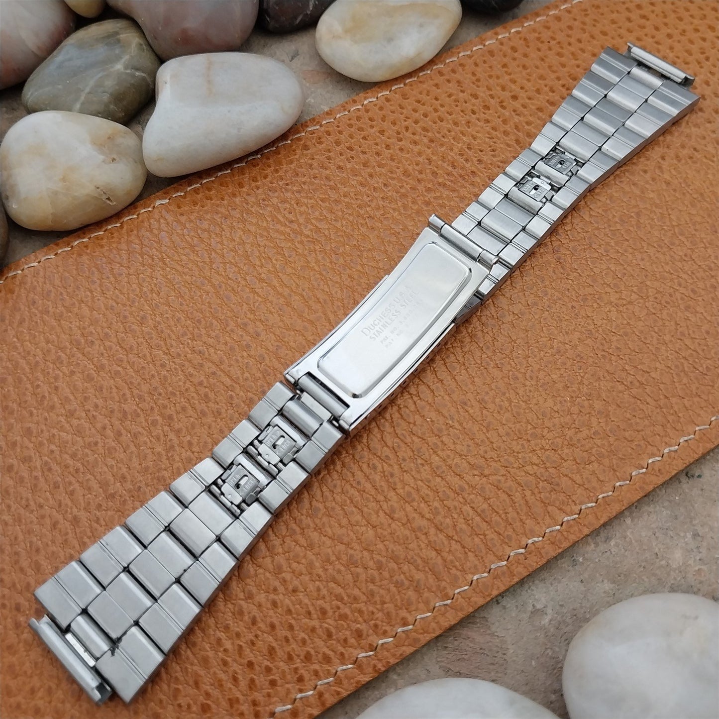 Vintage 18mm Bowmar LED Duchess Stainless Steel Unused Classic 1970s Watch Band