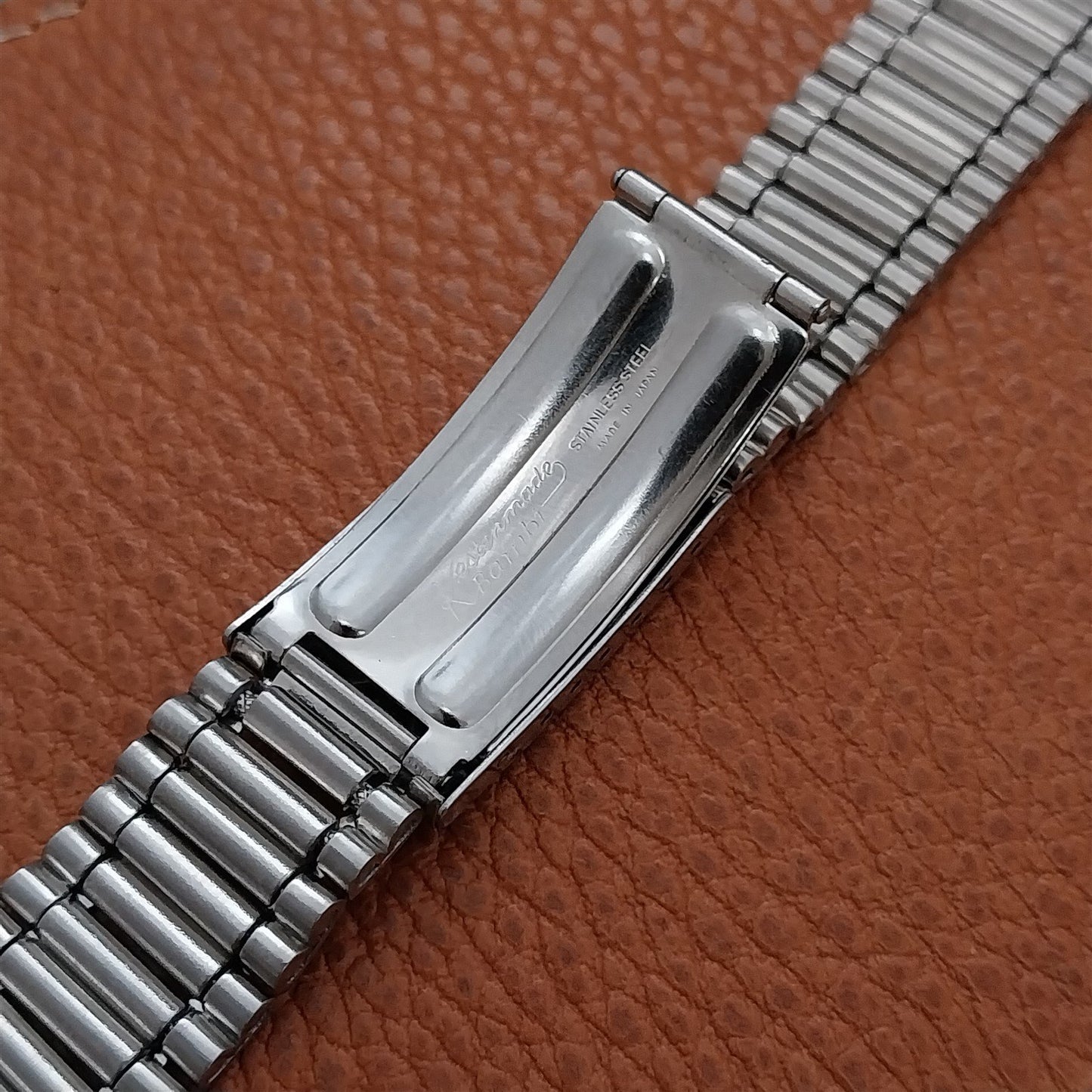 Vintage 17.6mm Wittnauer Stainless Steel Kestenmade Bambi Unused NOS Watch Band