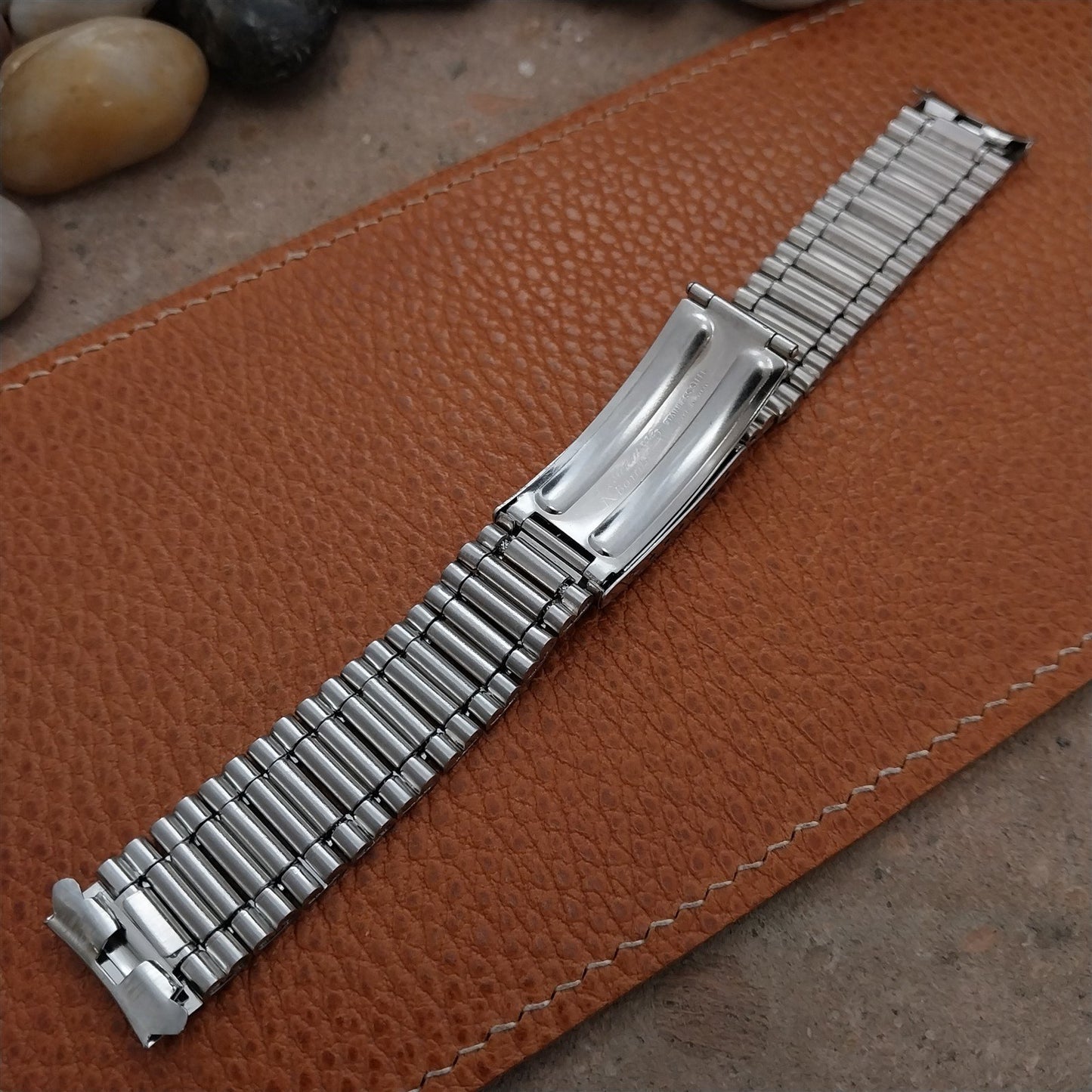 Vintage 17.6mm Wittnauer Stainless Steel Kestenmade Bambi Unused NOS Watch Band
