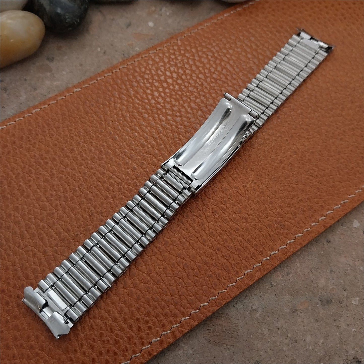 Vintage 17.6mm Wittnauer Stainless Steel Kestenmade Bambi Unused NOS Watch Band