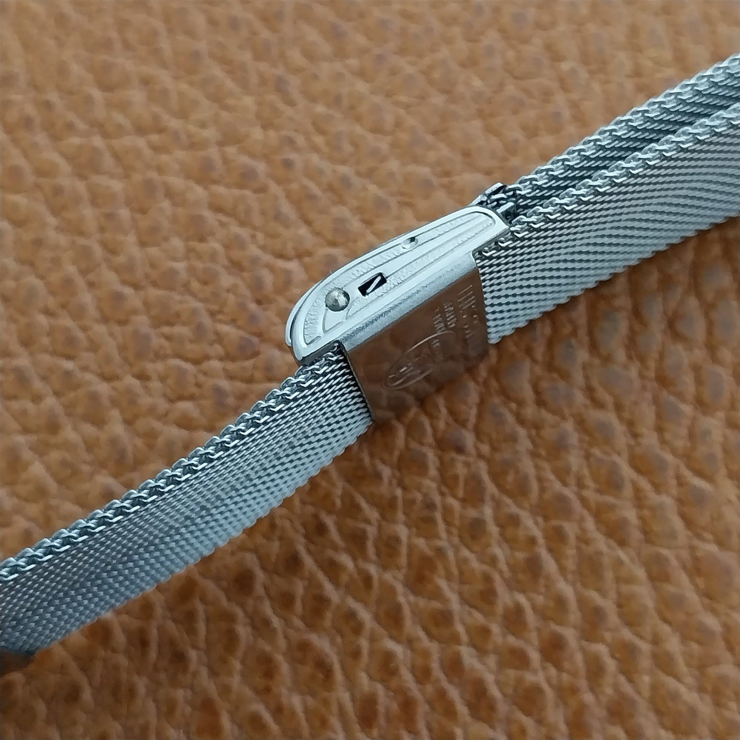 Fischer 18mm 17mm 16mm Stainless Steel Mesh Classic NOS 1950s Vintage Watch Band