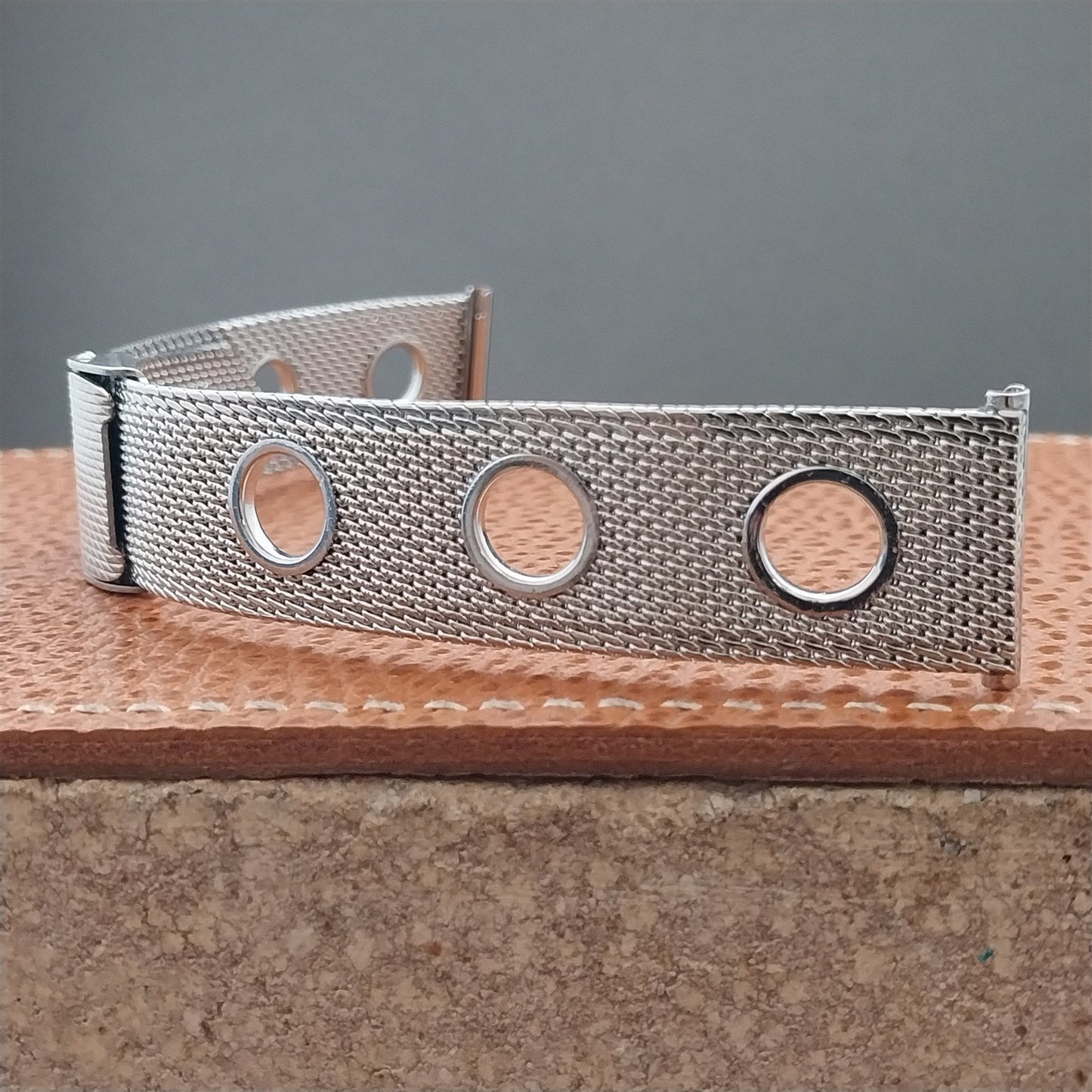 20mm 19mm 18mm 1960s Vintage Stainless Steel Mesh Rally GT NOS German Watch Band