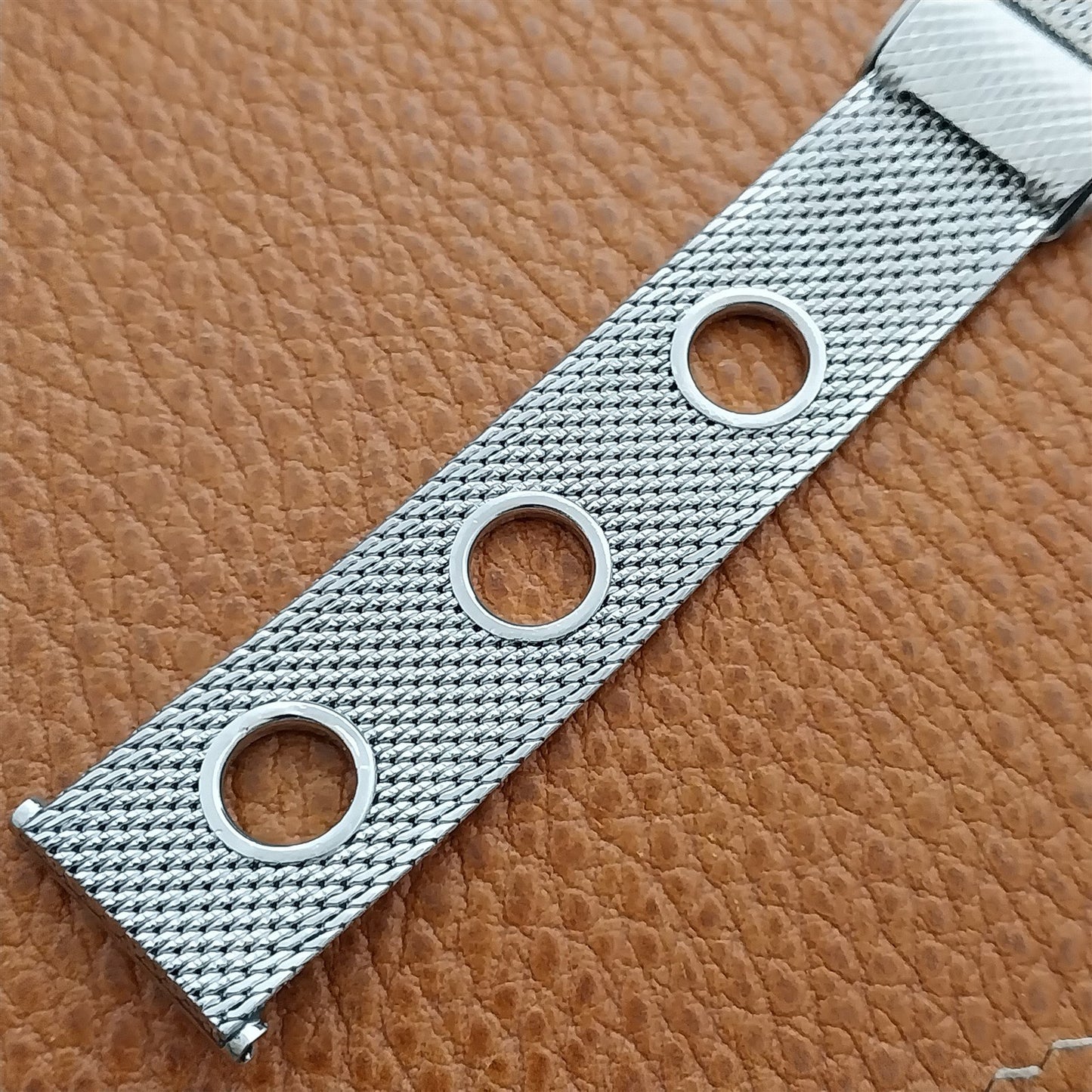 20mm 19mm 18mm 1960s Vintage Stainless Steel Mesh Rally GT NOS German Watch Band