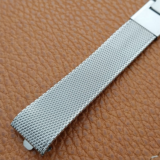 Stainless Steel Mesh 17.2mm Kreisler USA nos 1960s Vintage Watch Band