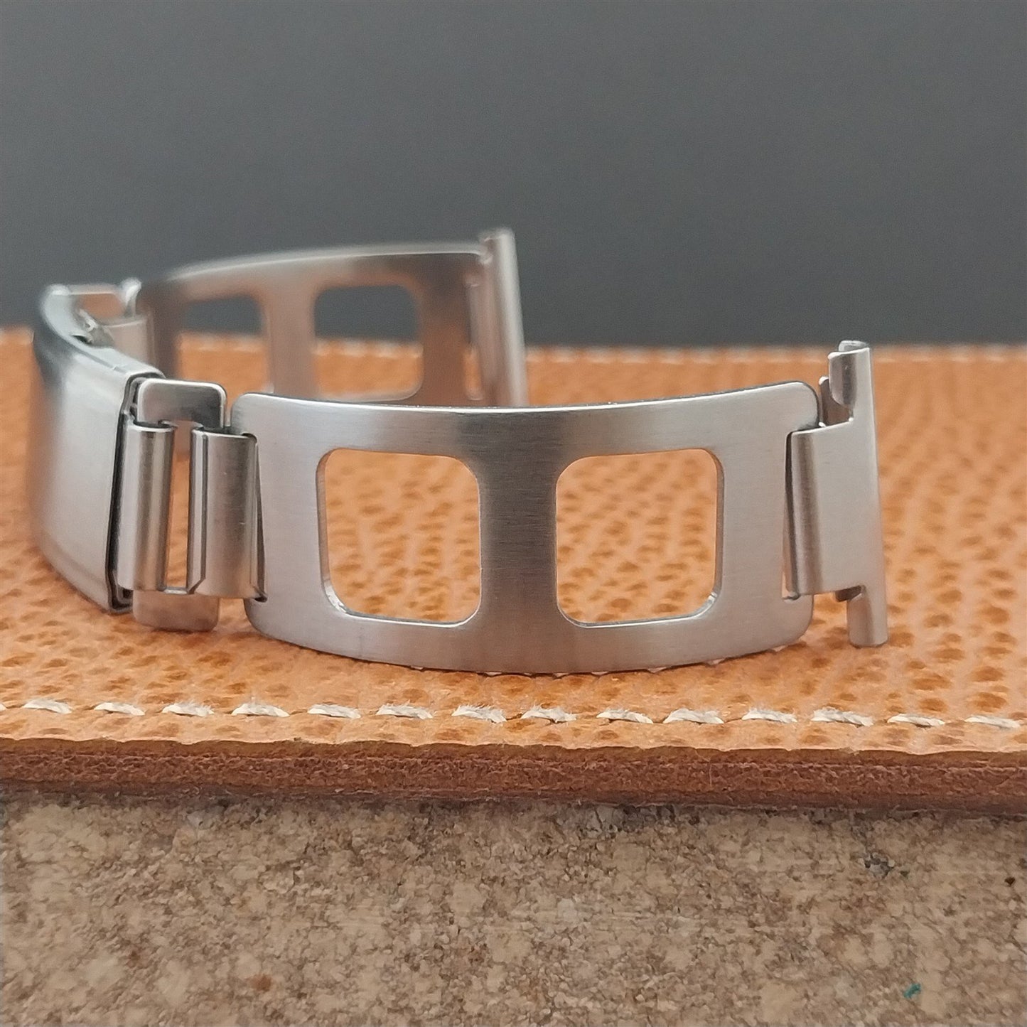 18mm Rally GT Stainless Steel Expandro nos Unused 1970s Vintage Watch Band