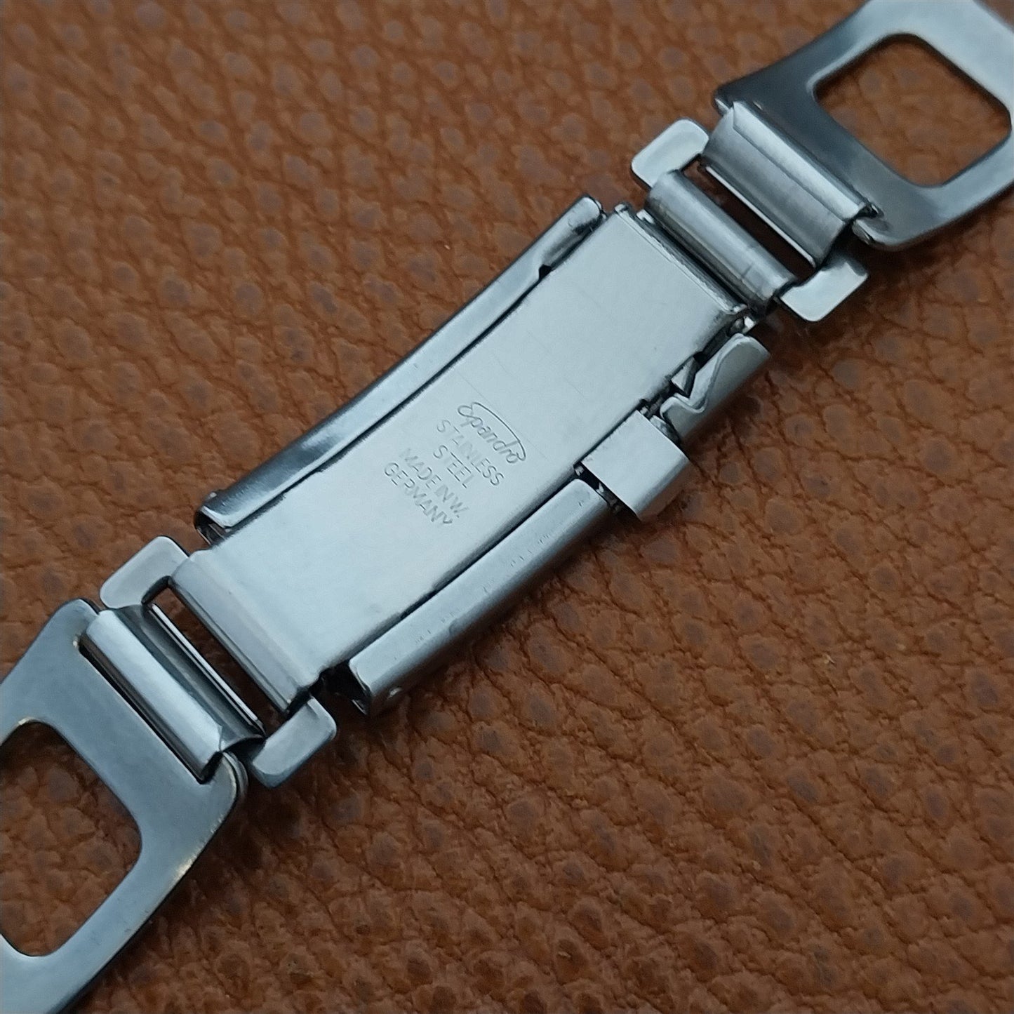 18mm Rally GT Stainless Steel Expandro nos Unused 1970s Vintage Watch Band