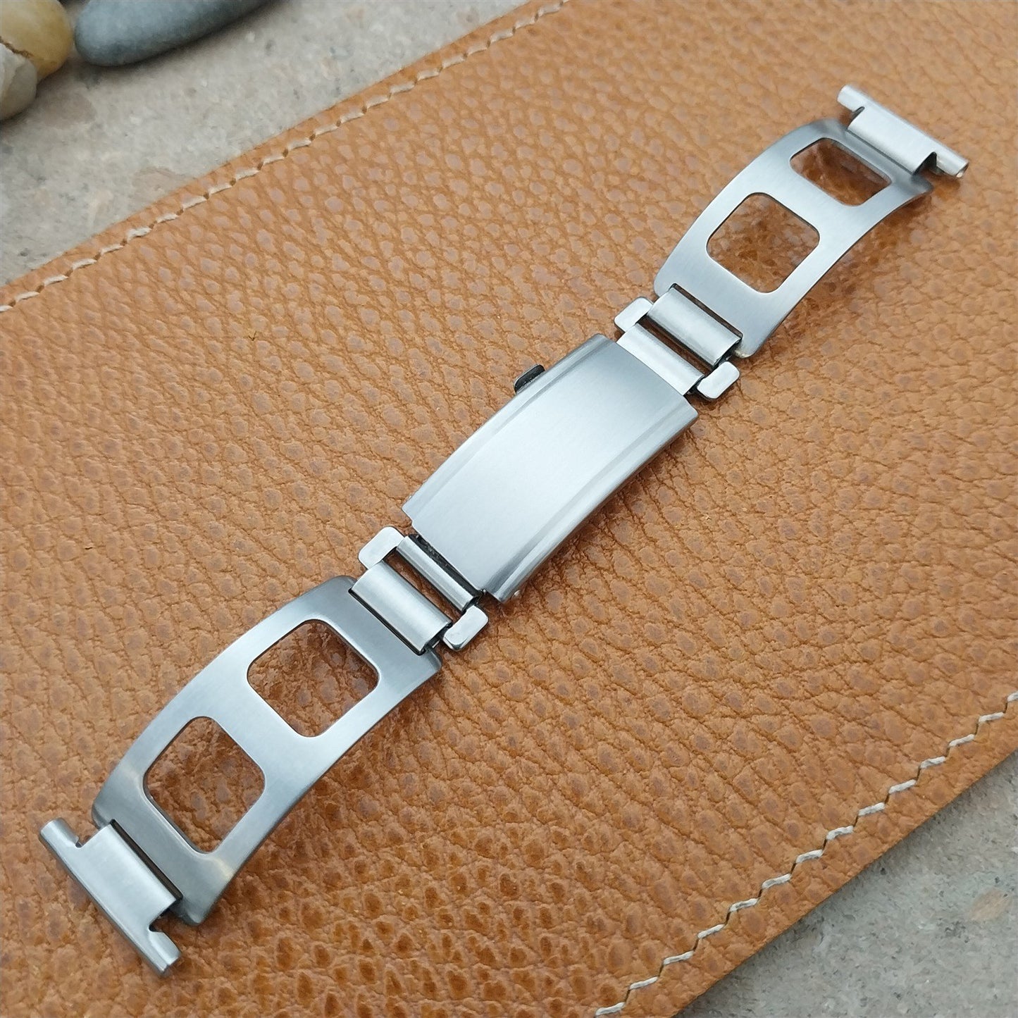 18mm Rally GT Stainless Steel Expandro nos Unused 1970s Vintage Watch Band