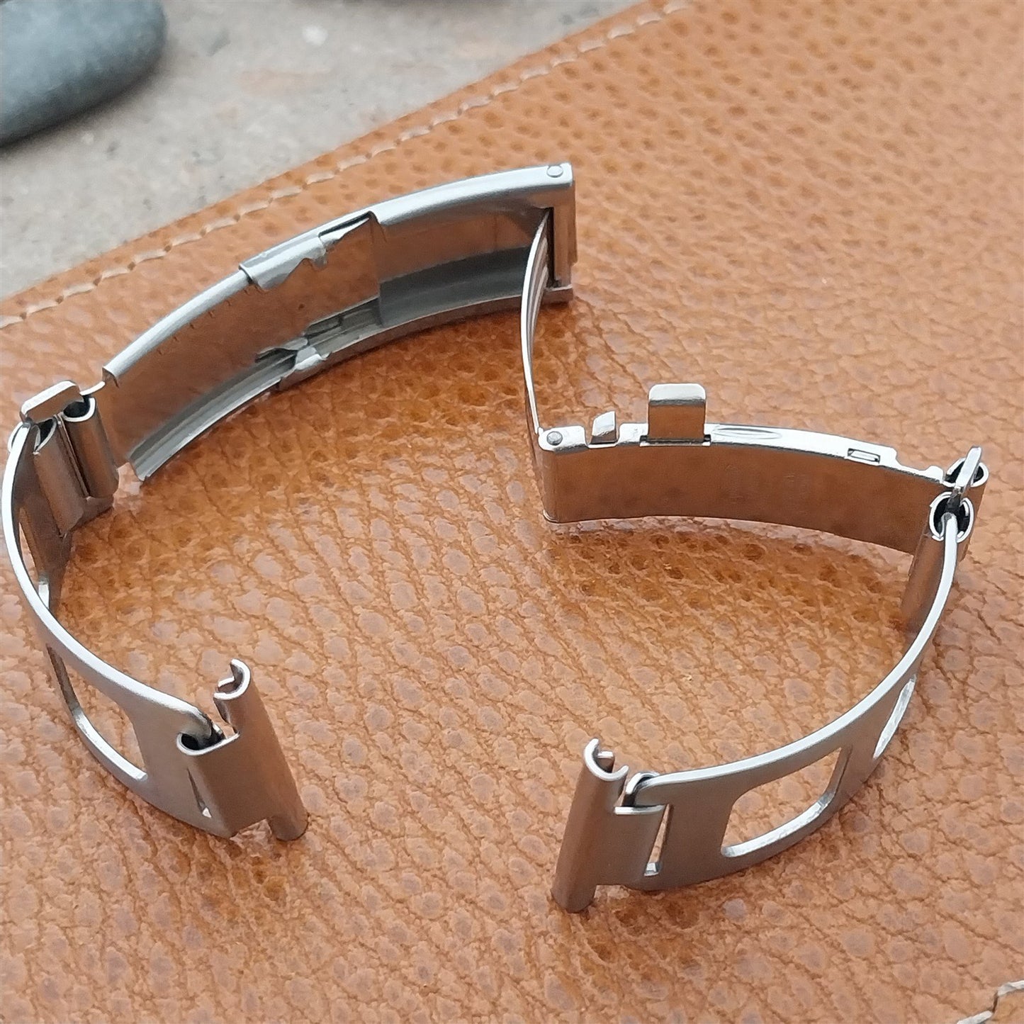 18mm Rally GT Stainless Steel Expandro nos Unused 1970s Vintage Watch Band