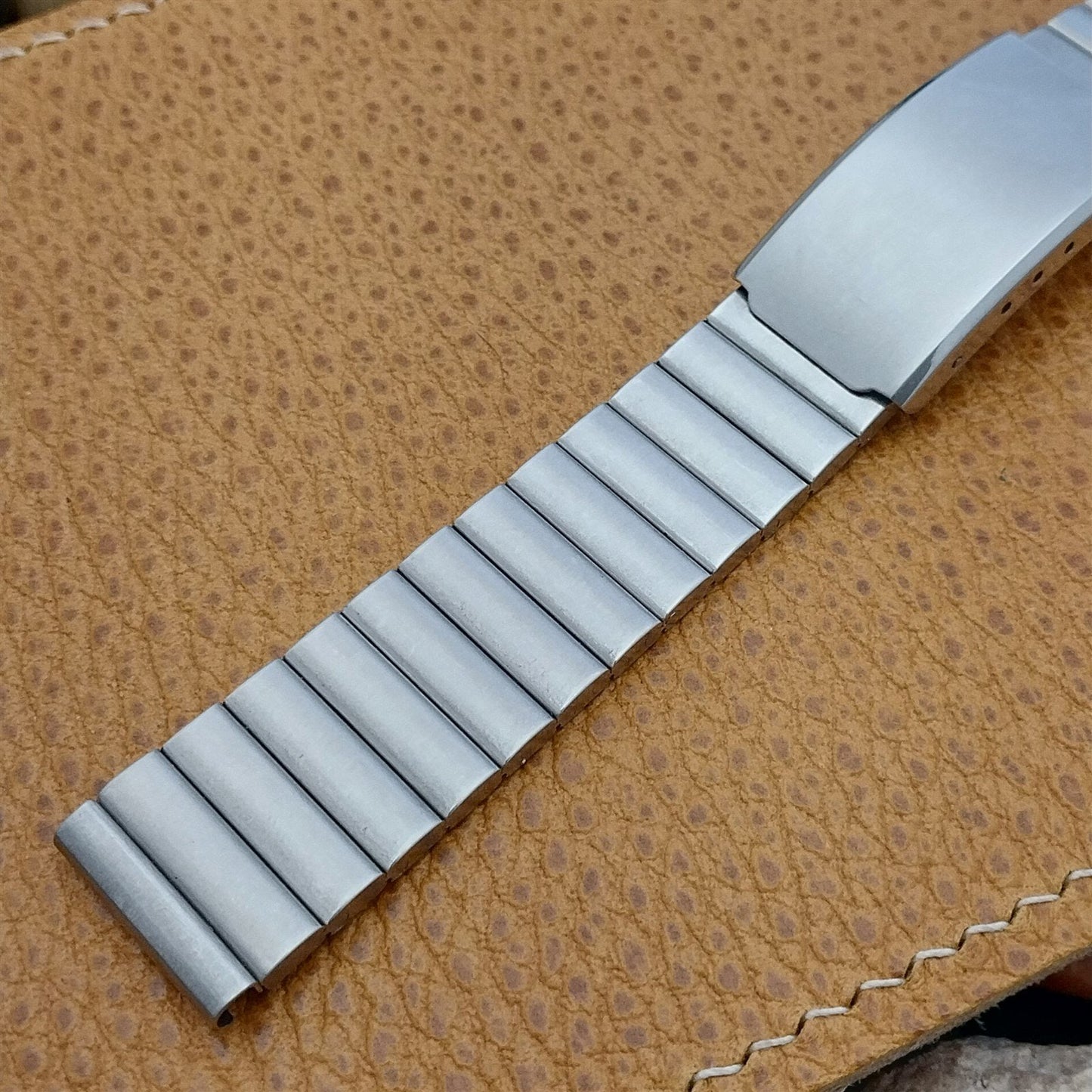 Vintage 17mm Stainless Steel Bar Link Duchess Maranne Unused Classic Watch Band