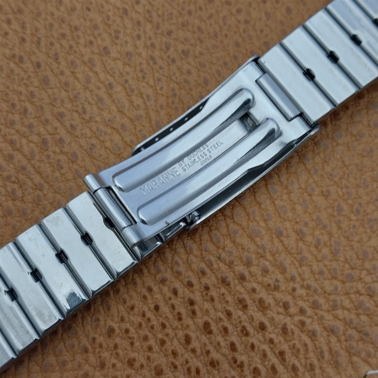 Vintage 17mm Stainless Steel Bar Link Duchess Maranne Unused Classic Watch Band