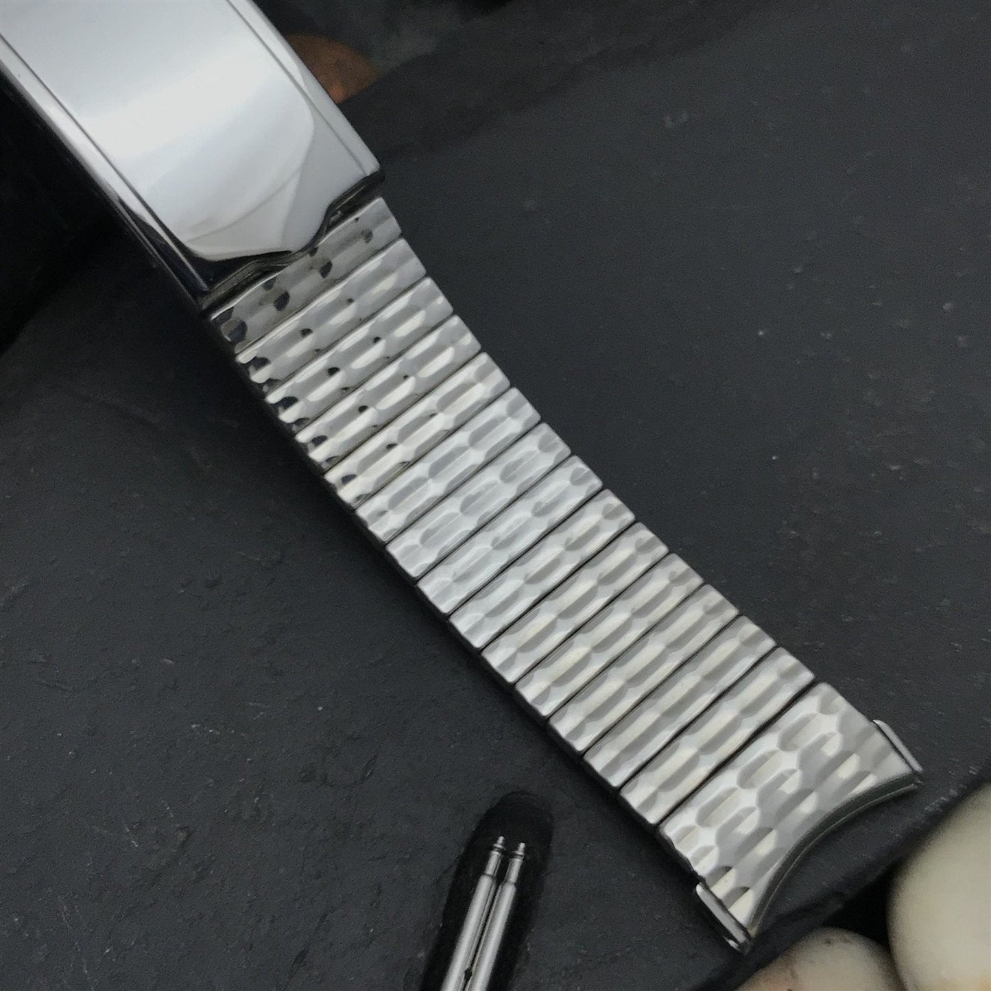 19mm Stainless Steel Expansion Deployment Kreisler USA Vintage Watch Band