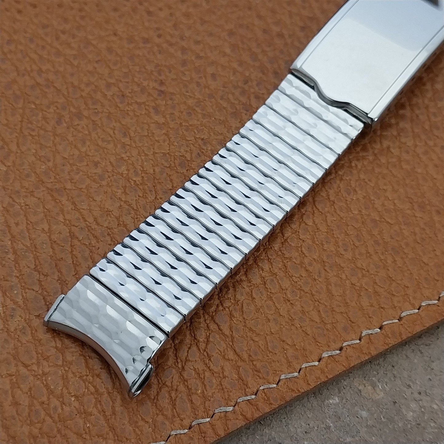 19mm 18mm 17mm Stainless Steel Stretch Deployment Kreisler Vintage Watch Band