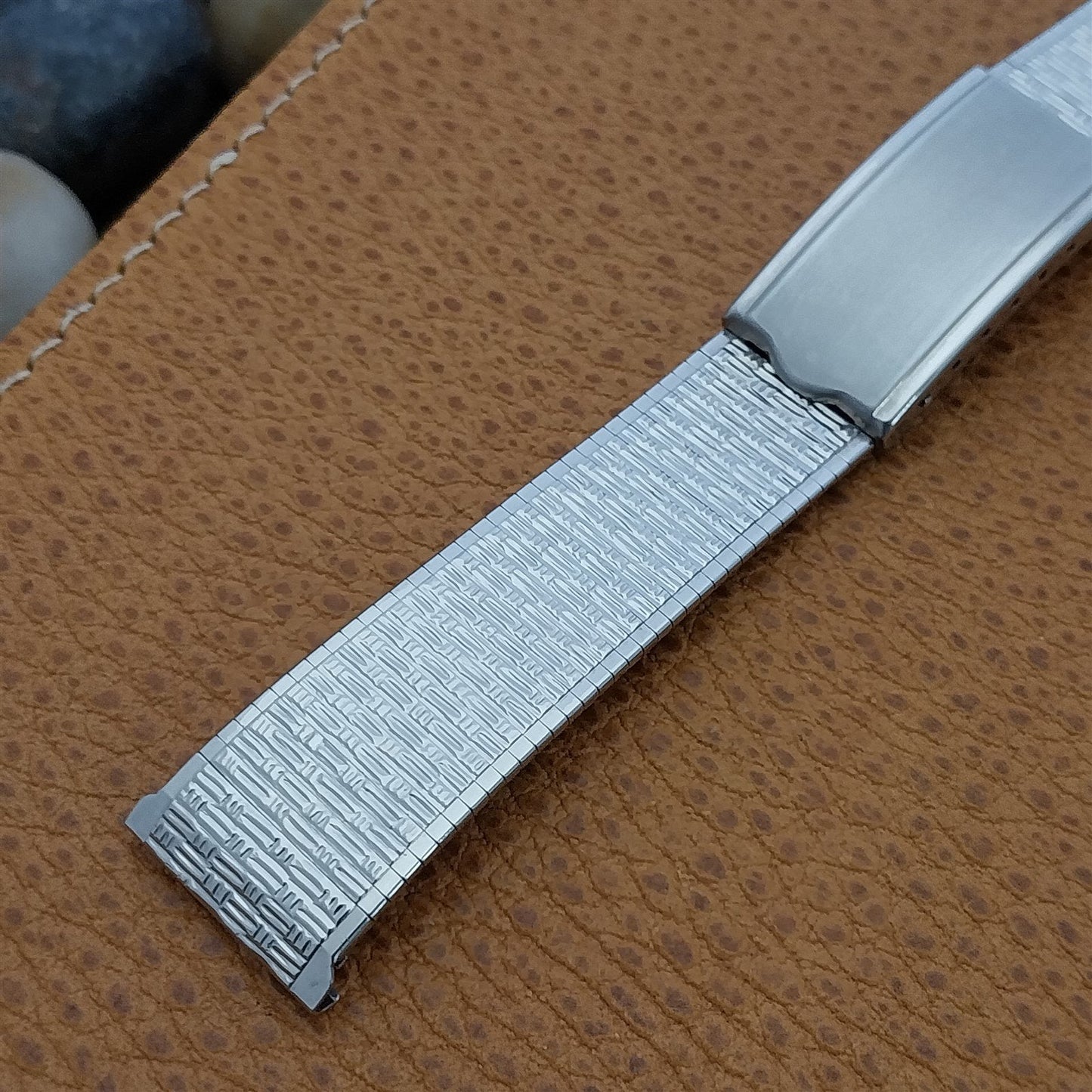 Vintage Stainless Steel Kreisler USA 19mm 18mm Unused Classic 1960s Watch Band