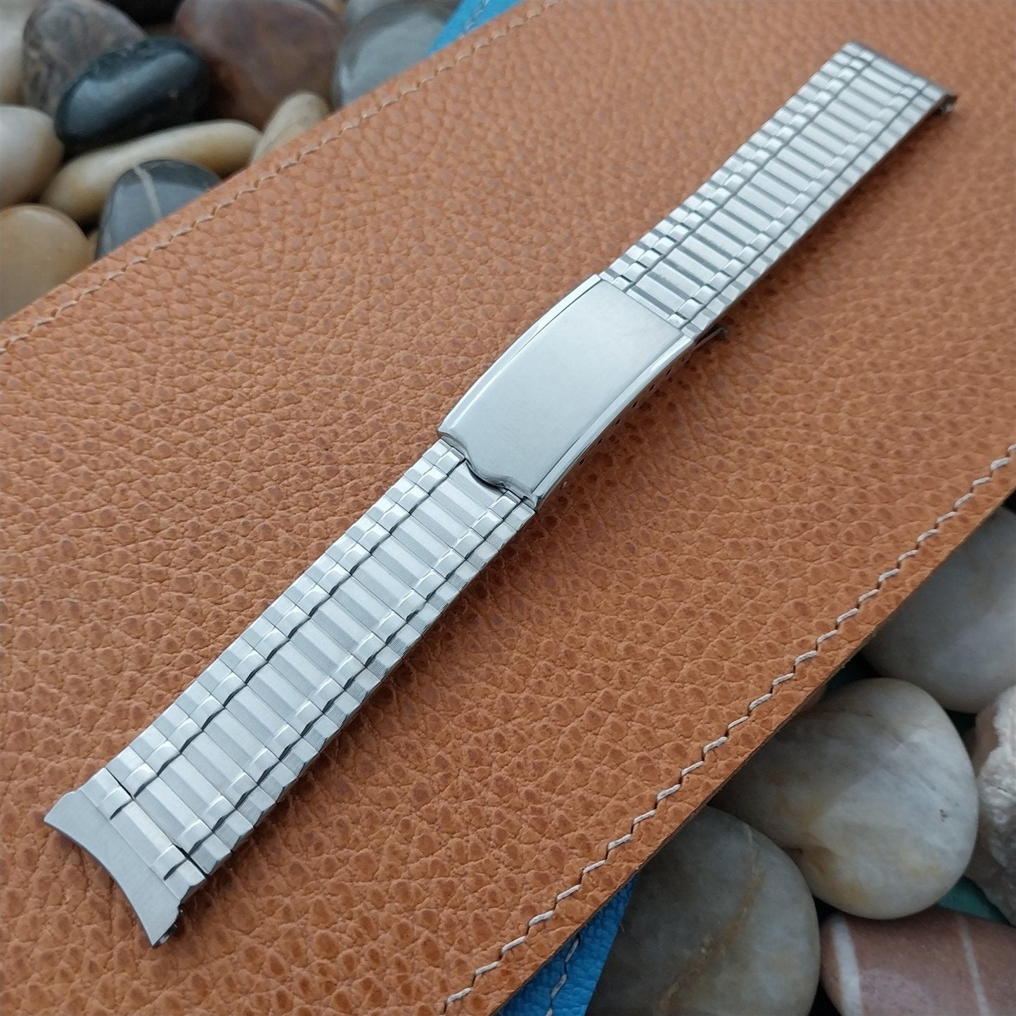 1960s Vintage Stainless Steel Kreisler USA 19mm 18mm Unused Classic Watch Band