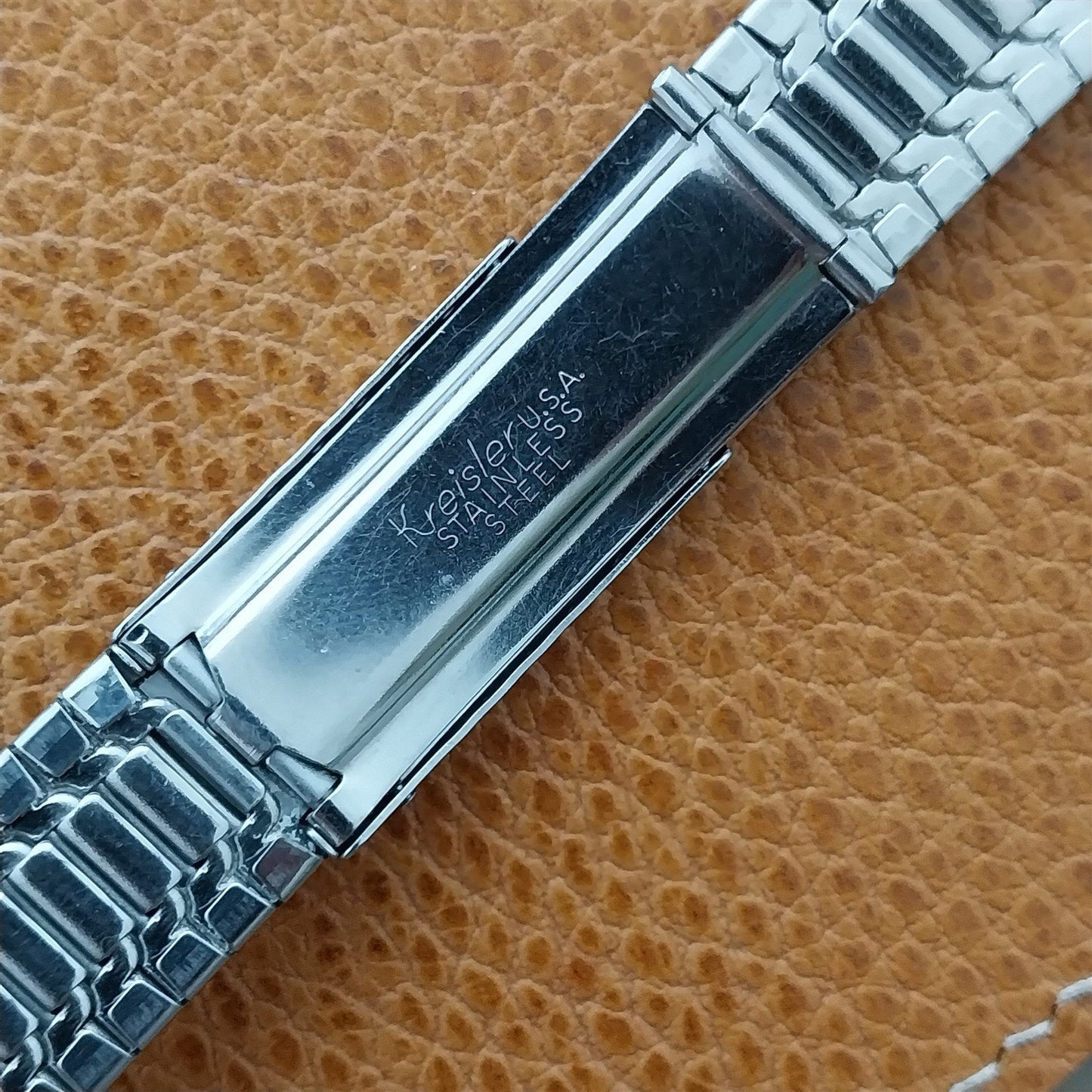 1960s Vintage Stainless Steel Kreisler USA 19mm 18mm Unused Classic Watch Band