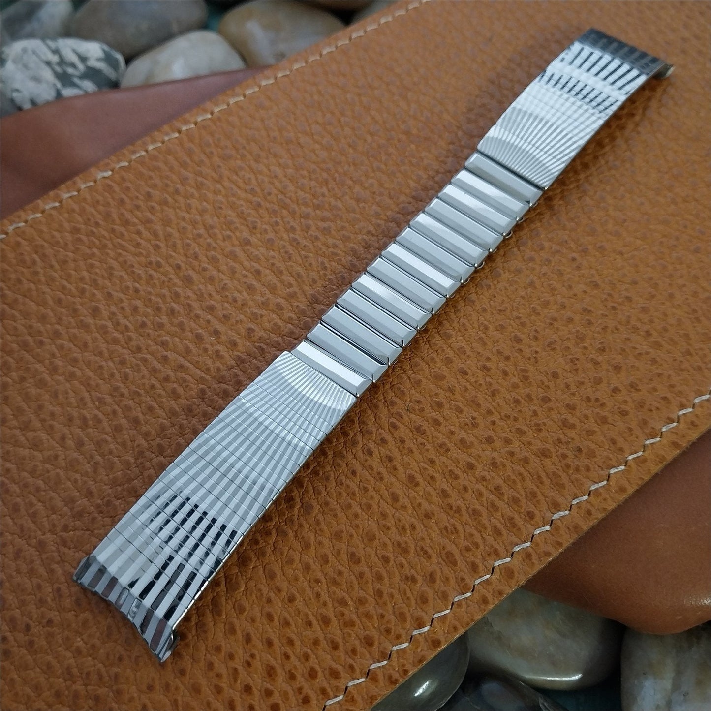 Vintage Kreisler 19mm 18mm 17mm Stainless Steel Unused 1960s Watch Band