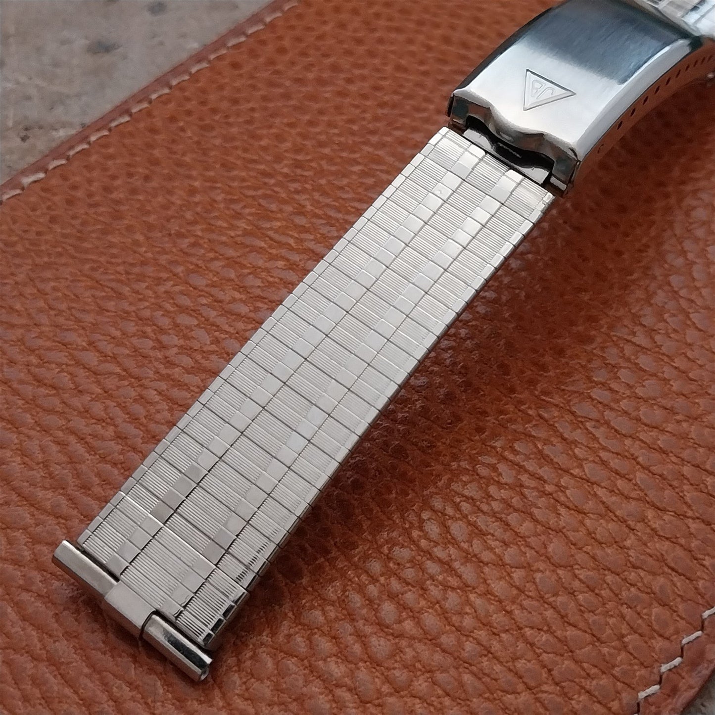 Vintage JB Champion USA Classic Stainless Steel nos 1960s Watch Band 18mm 19mm