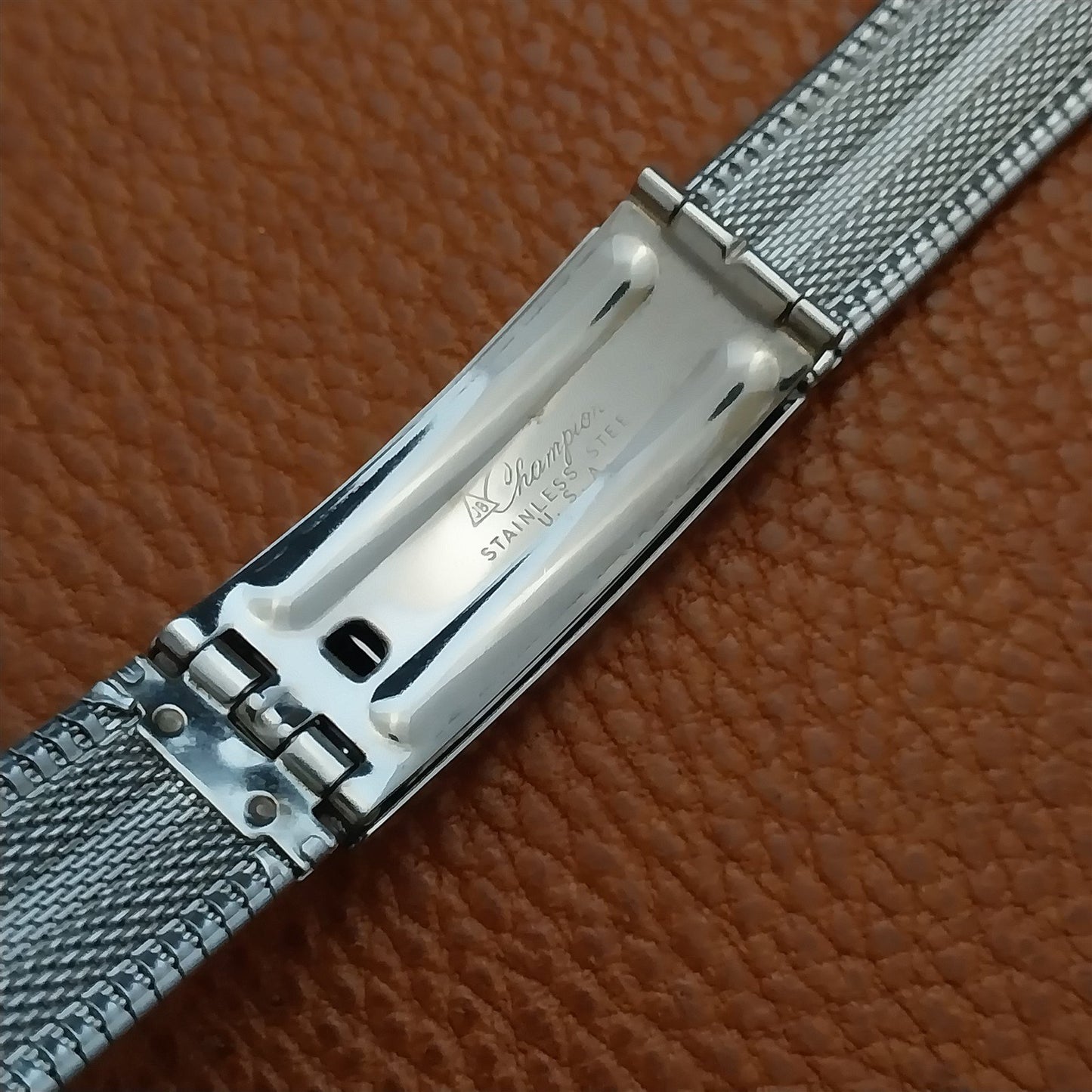Vintage JB Champion USA Classic Stainless Steel nos 1960s Watch Band 18mm 19mm
