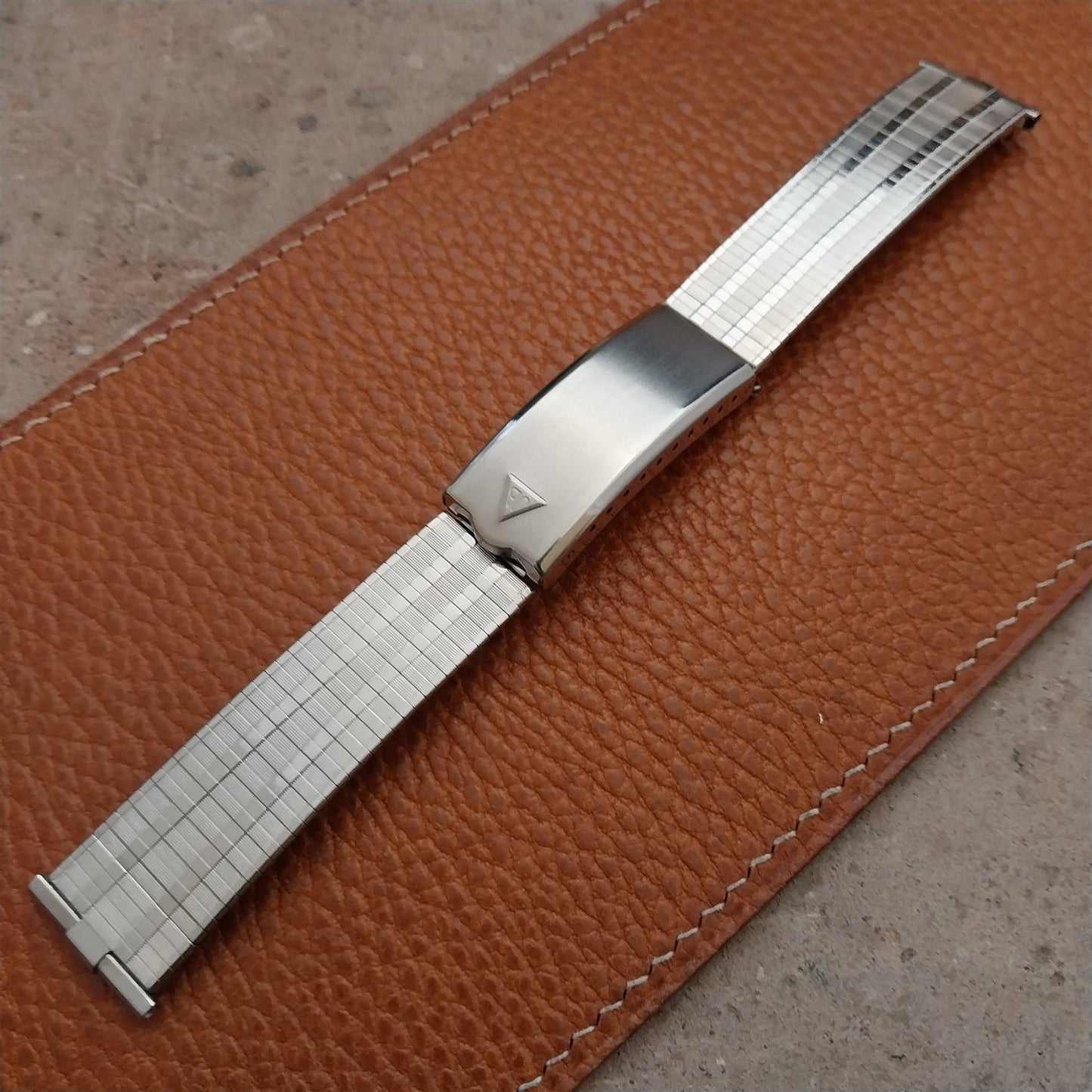 Vintage JB Champion USA Classic Stainless Steel nos 1960s Watch Band 18mm 19mm