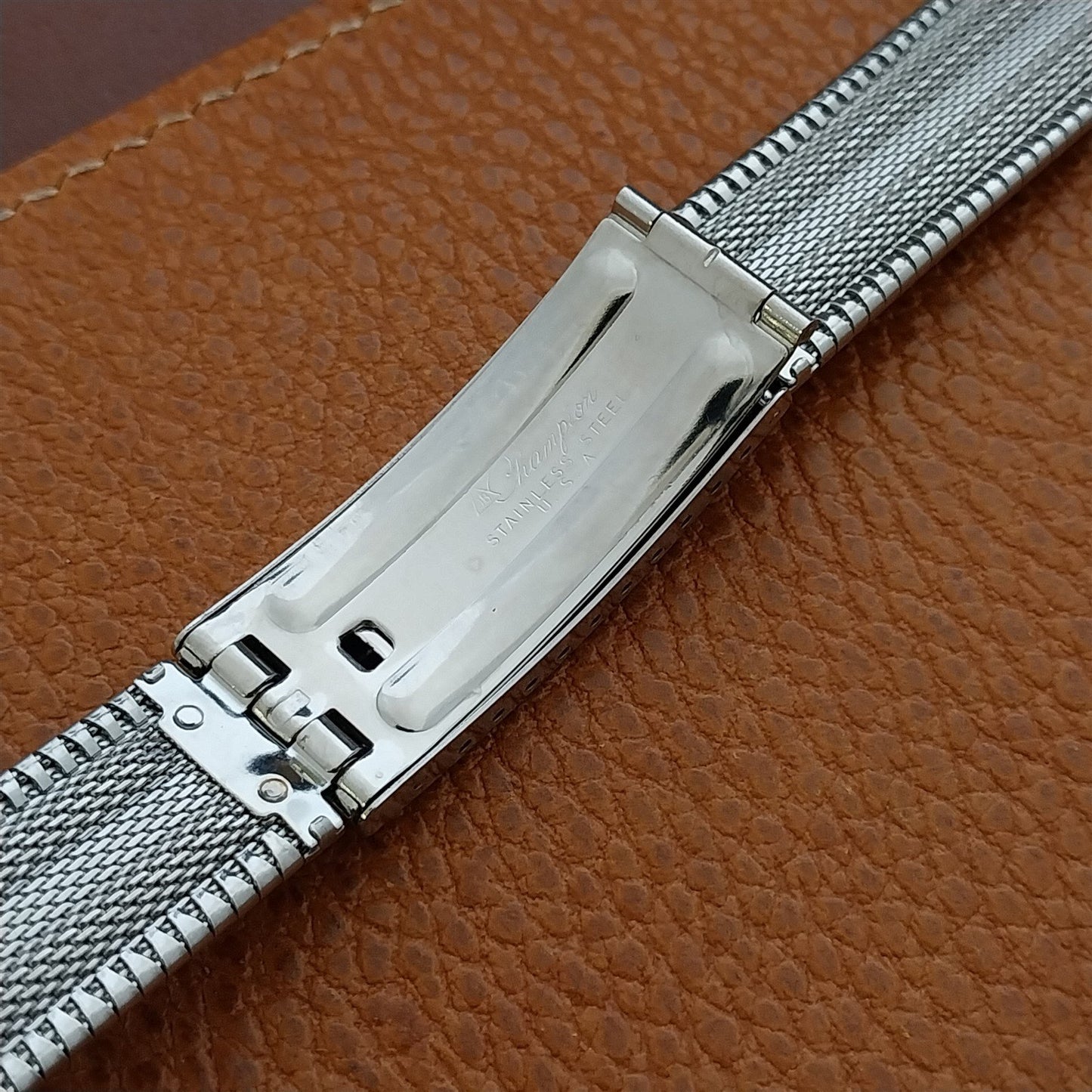 18mm 19mm JB Champion USA Stainless Steel Unused 1960s-1970s Vintage Watch Band