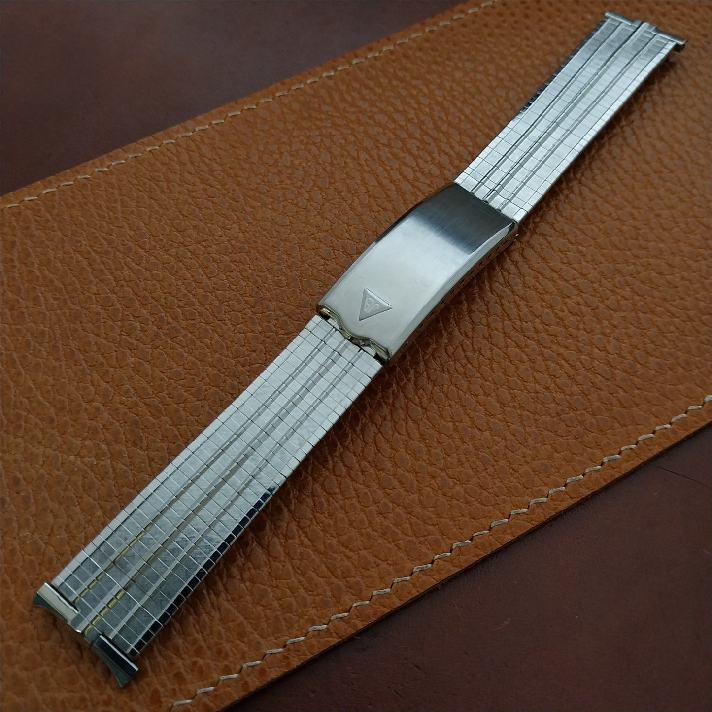 18mm 19mm JB Champion USA Stainless Steel Unused 1960s-1970s Vintage Watch Band