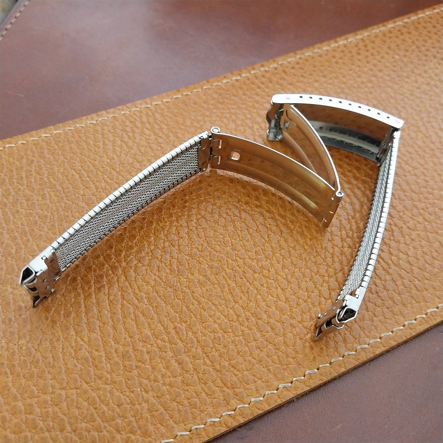 18mm 19mm JB Champion USA Stainless Steel Unused 1960s-1970s Vintage Watch Band