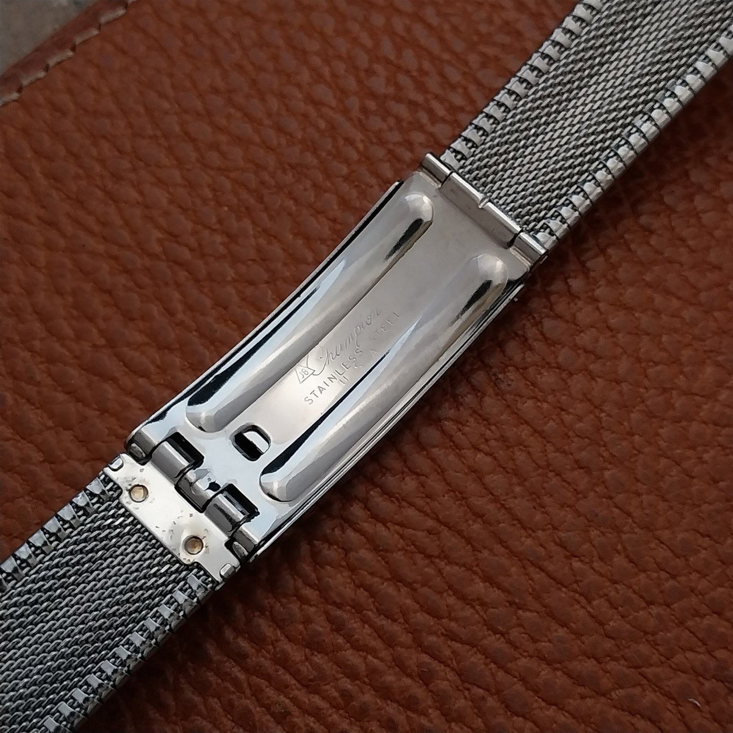 JB Champion USA Stainless Steel nos Classic 1960s Vintage Watch Band 18mm 19mm