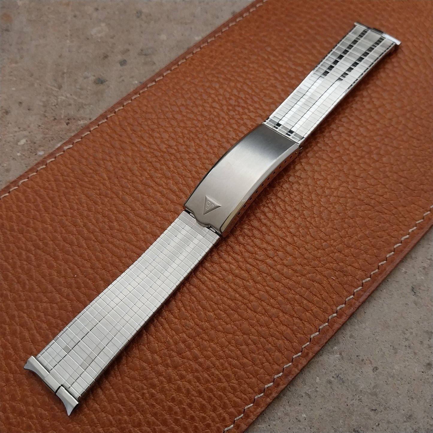 JB Champion USA Stainless Steel nos Classic 1960s Vintage Watch Band 18mm 19mm