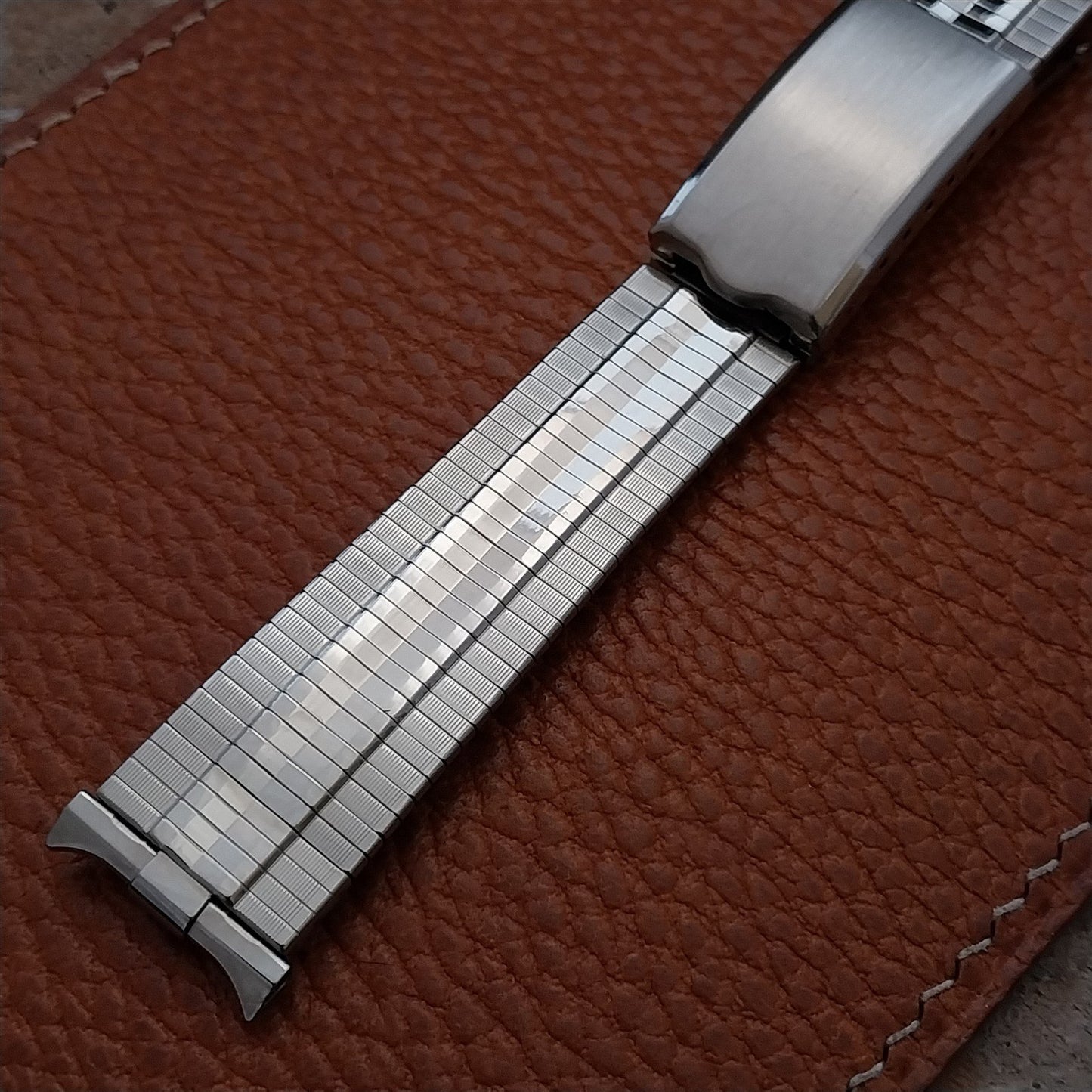 Vintage JB Champion 18mm 19mm Stainless Steel Unused Classic 1960s Watch Band