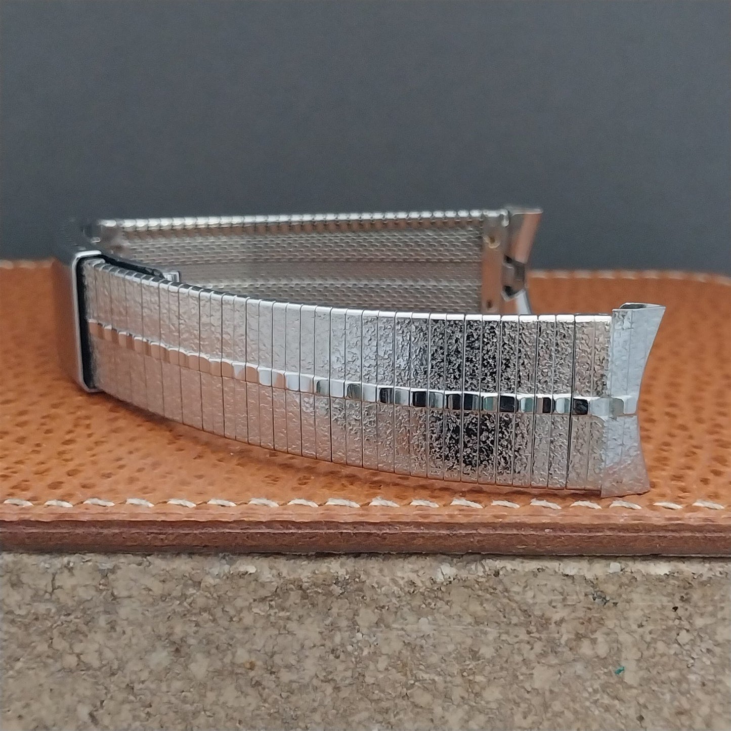 Vintage JB Champion 18mm 19mm Stainless Steel Unused Classic 1960s Watch Band