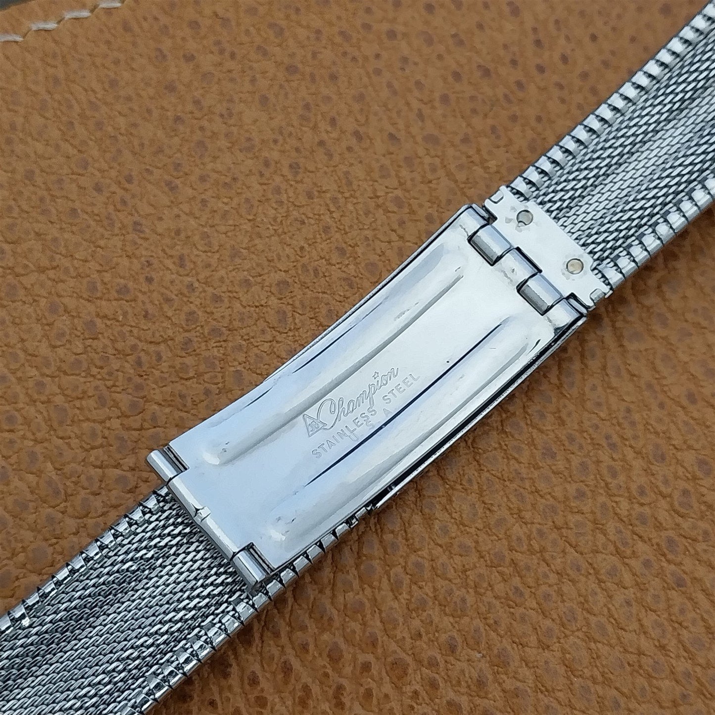 Vintage JB Champion 18mm 19mm Stainless Steel Unused Classic 1960s Watch Band