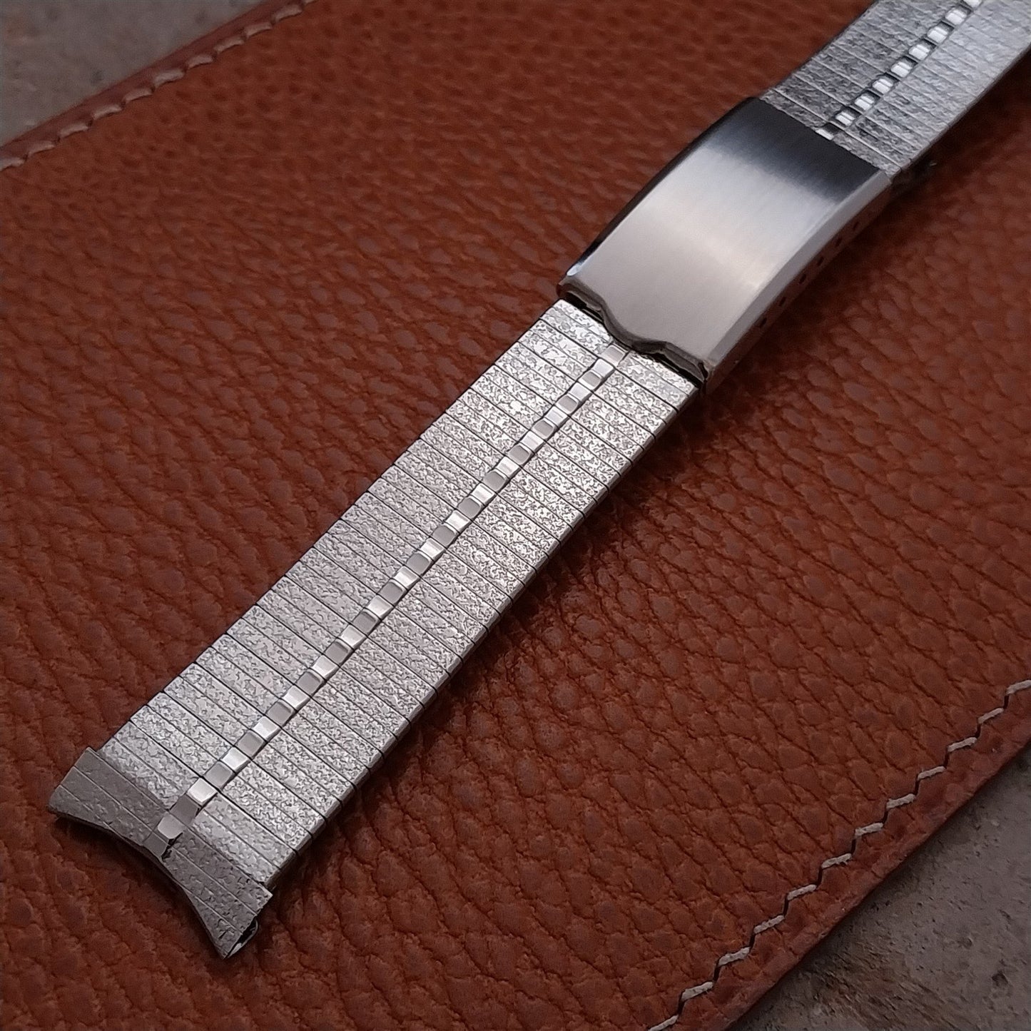 Vintage JB Champion 18mm 19mm Stainless Steel Unused Classic 1960s Watch Band