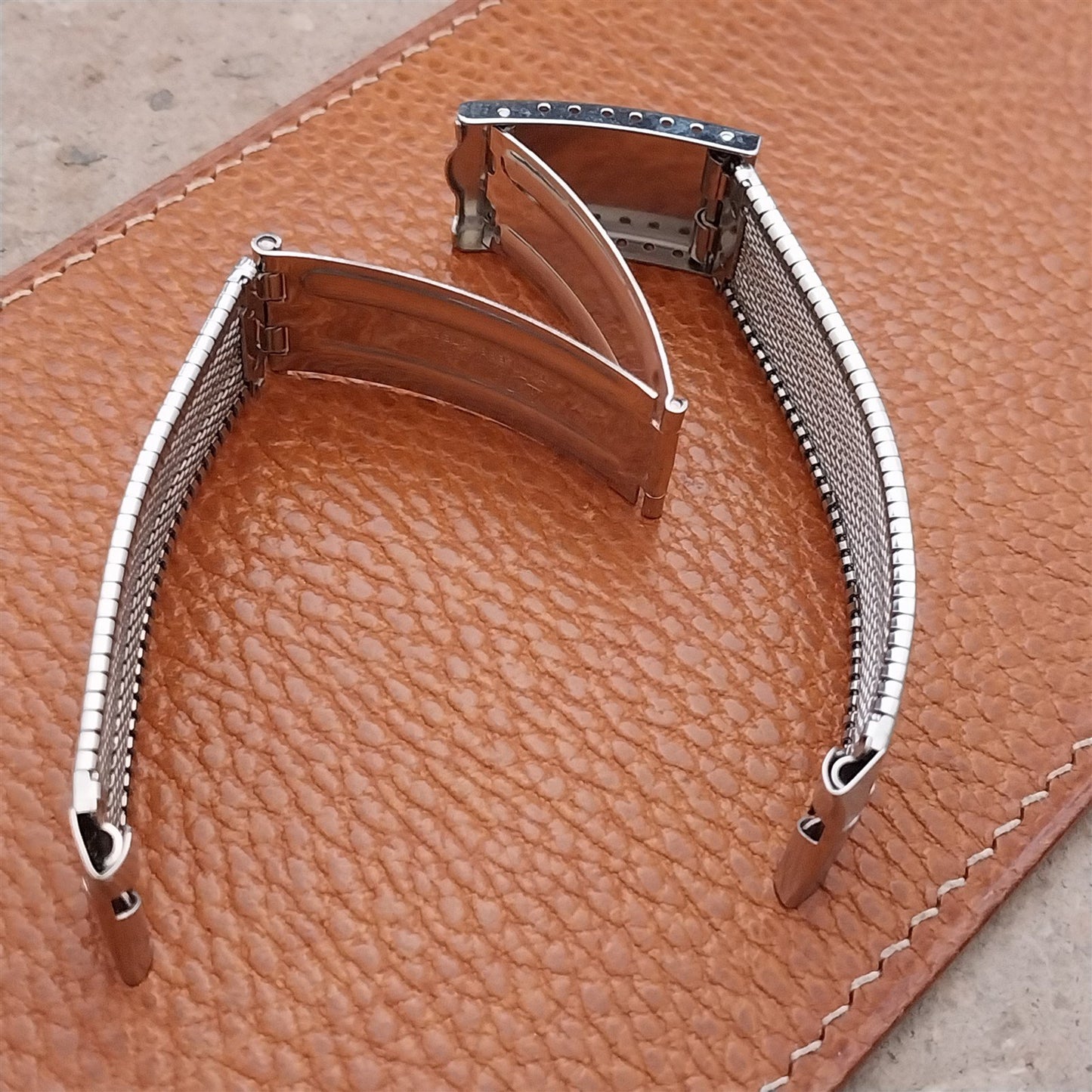 Vintage JB Champion 18mm 19mm Stainless Steel Unused Classic 1960s Watch Band