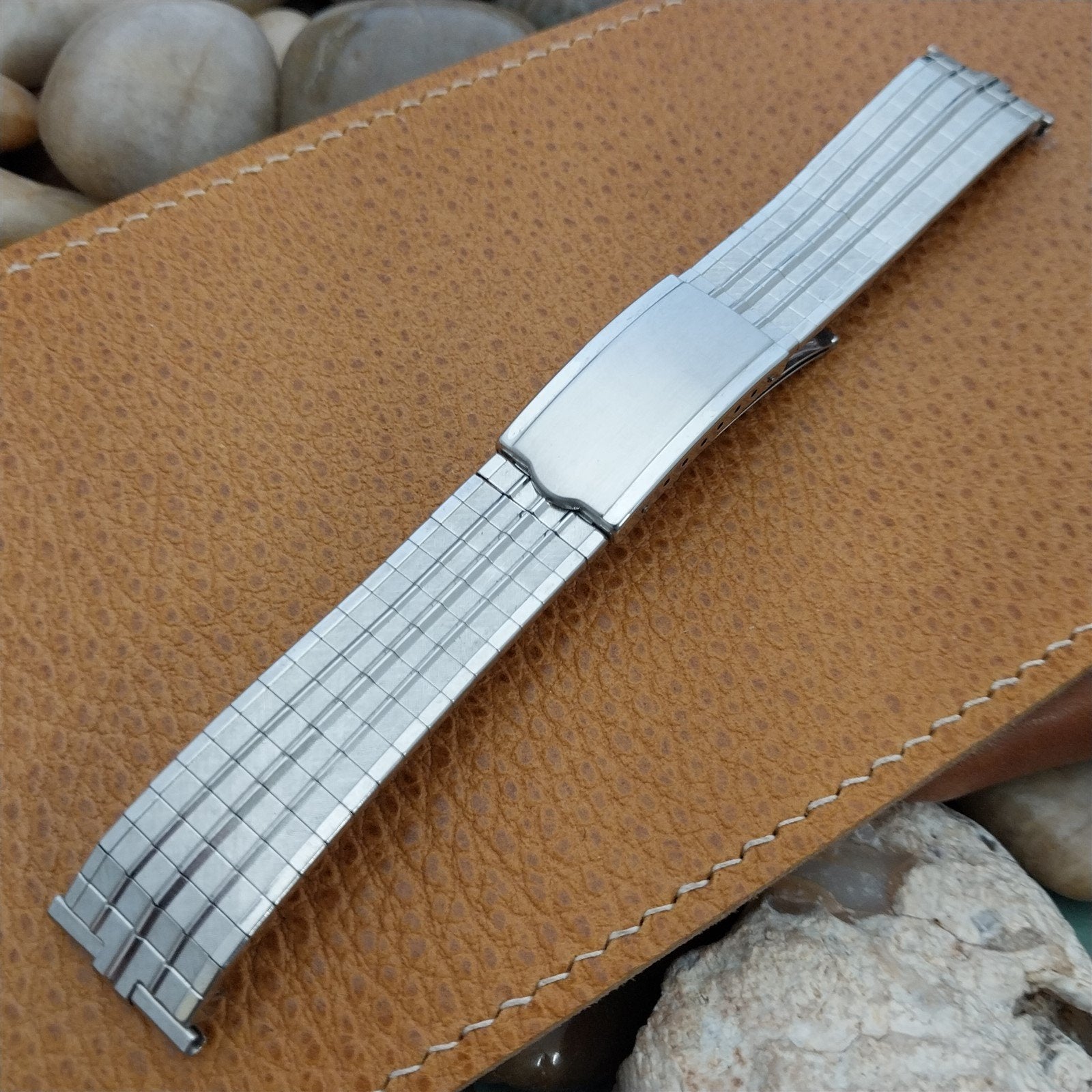 Vintage 17mm 18mm 19mm JB Champion Stainless Classic 1960s Vintage Watch Band