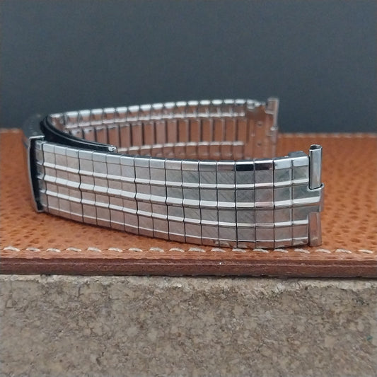 Vintage 17mm 18mm 19mm JB Champion Stainless Classic 1960s Vintage Watch Band