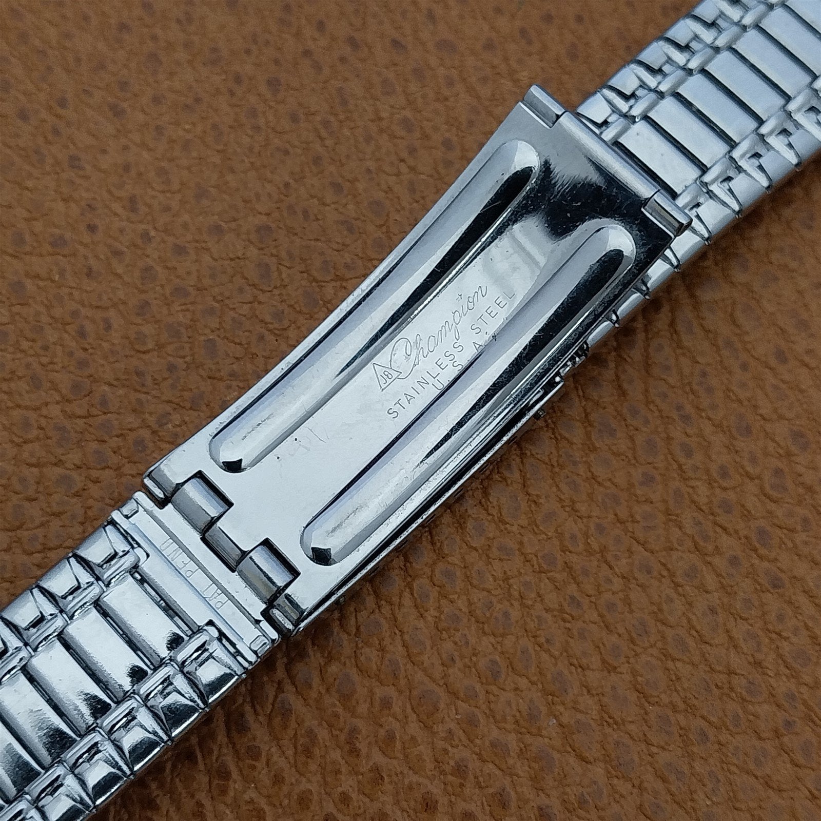 Vintage 17mm 18mm 19mm JB Champion Stainless Classic 1960s Vintage Watch Band