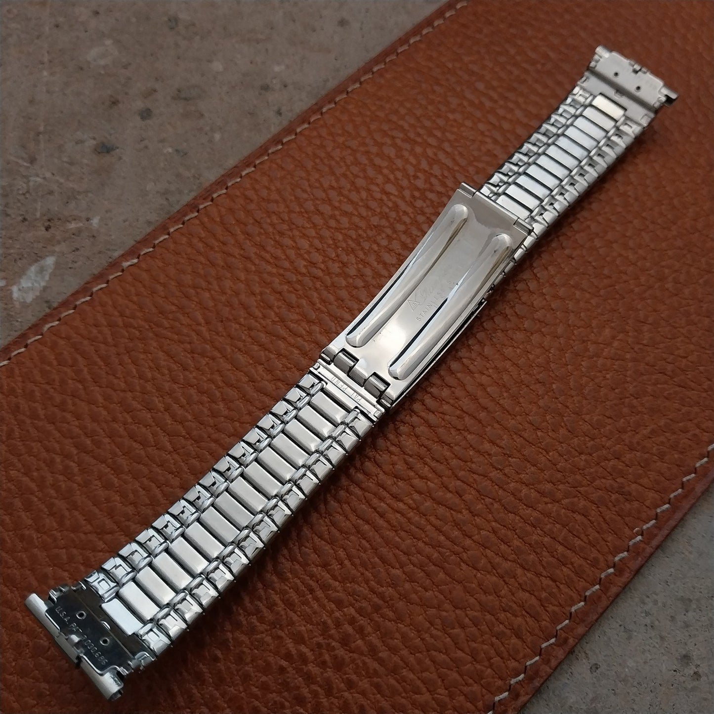 Vintage 17mm 18mm 19mm JB Champion Stainless Classic 1960s Vintage Watch Band