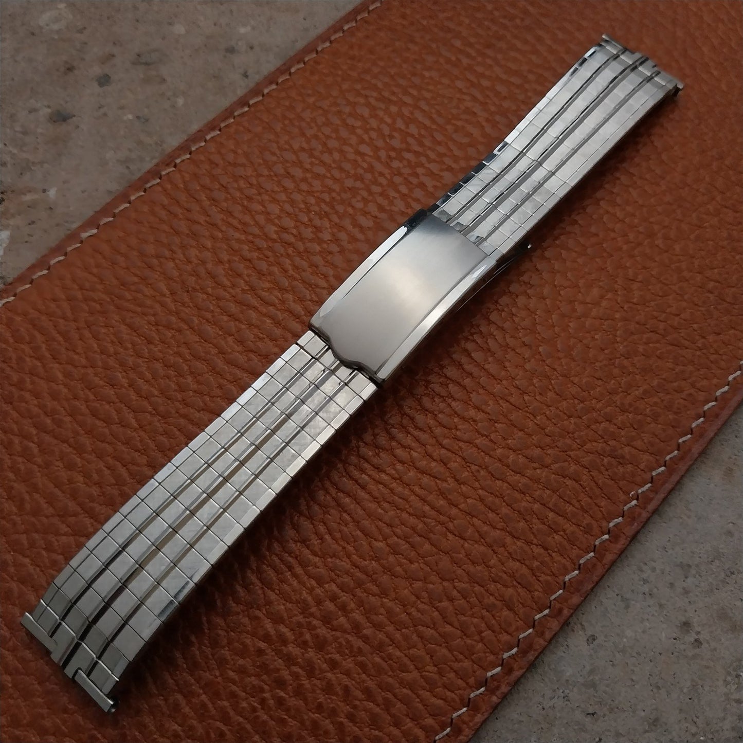 Vintage 17mm 18mm 19mm JB Champion Stainless Classic 1960s Vintage Watch Band